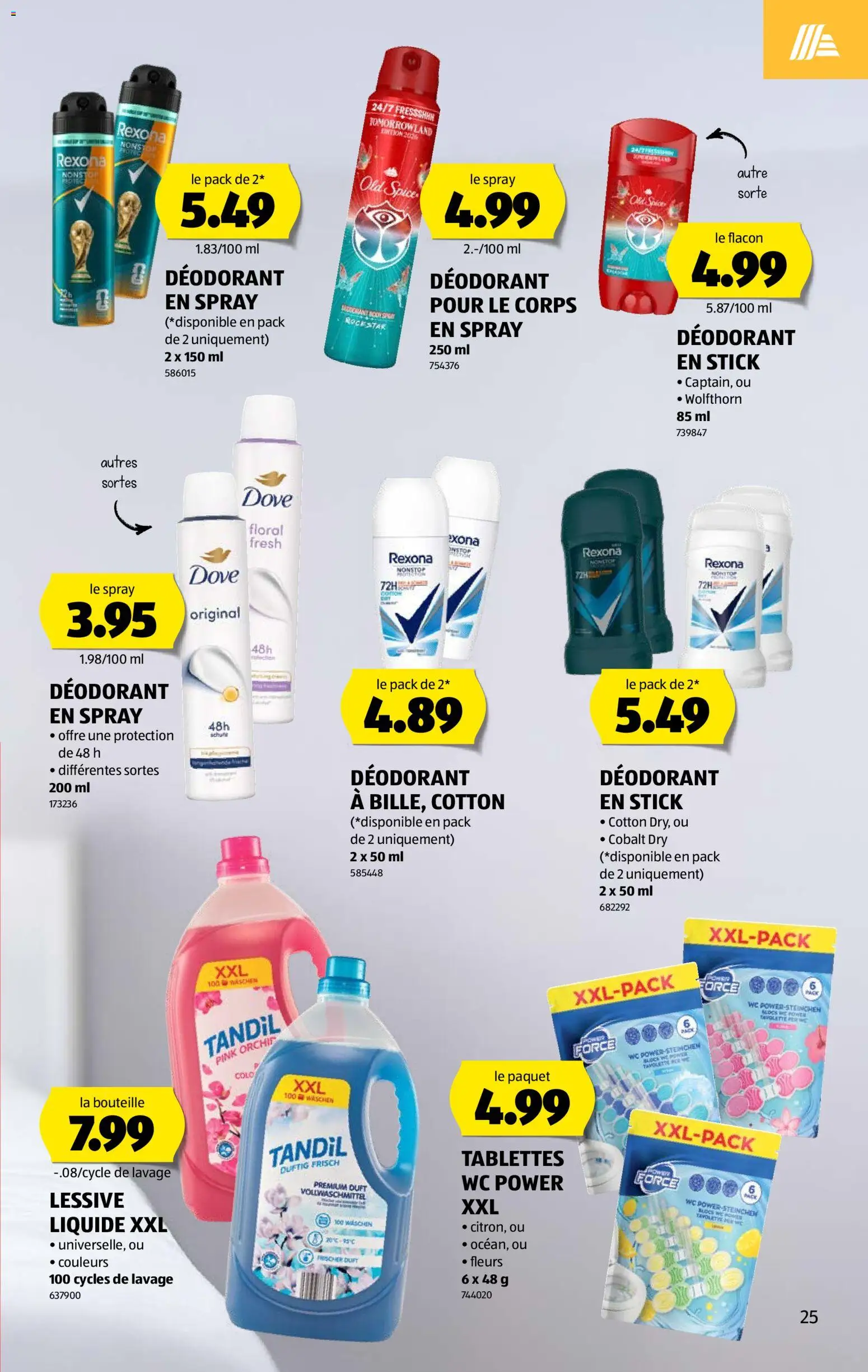 Aldi aktionen FR – gültig ab 16.07.2026 | Seite: 25 | Produkte: Duft, Deodorant