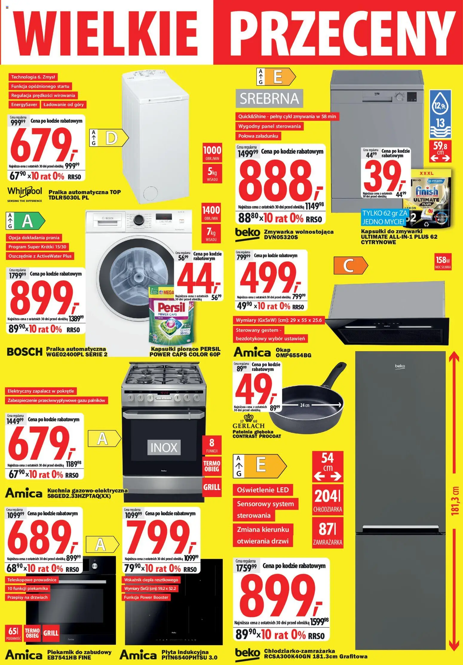 Mediaexpert promocje - Wielkie przeceny od 21.05.2026 | Strona: 7 | Produkty: Top, Okap, Finish, Kapsułki do zmywarki