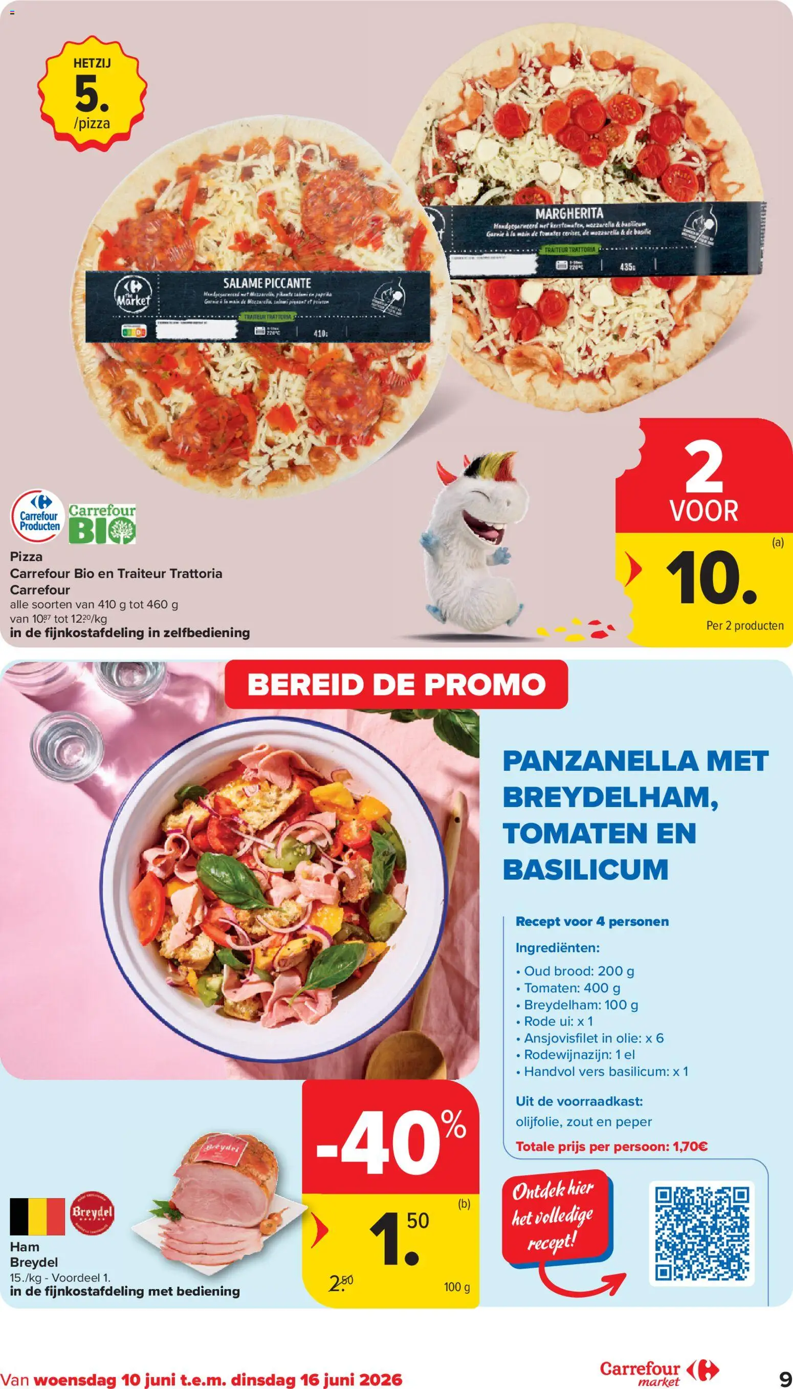 {H1} | Pagina: 9 | Producten: Pizza, Tomaten, Mozzarella, Ui