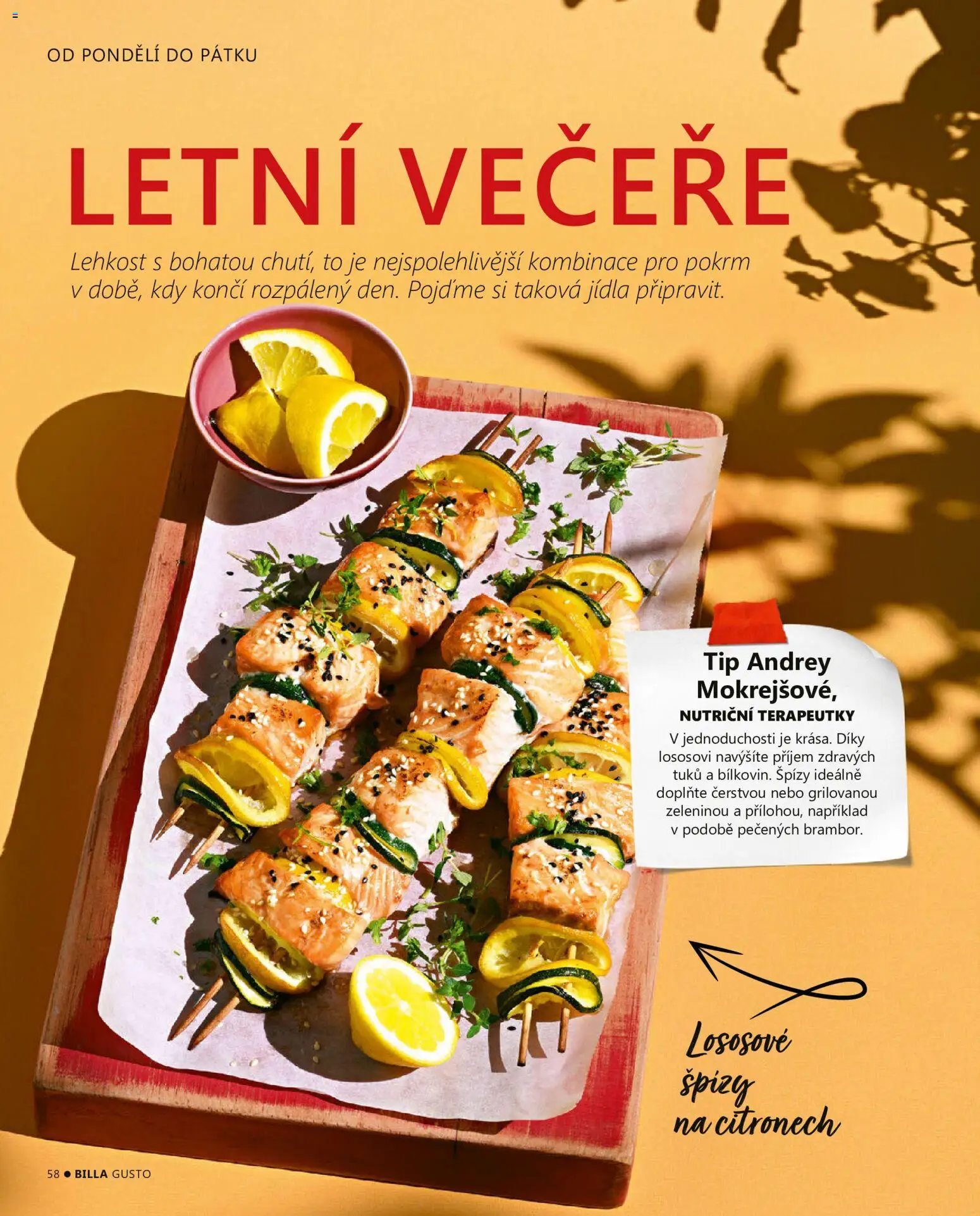 Billa leták - Gusto: Léto 2026 od 01.06.2026 | Strana: 58