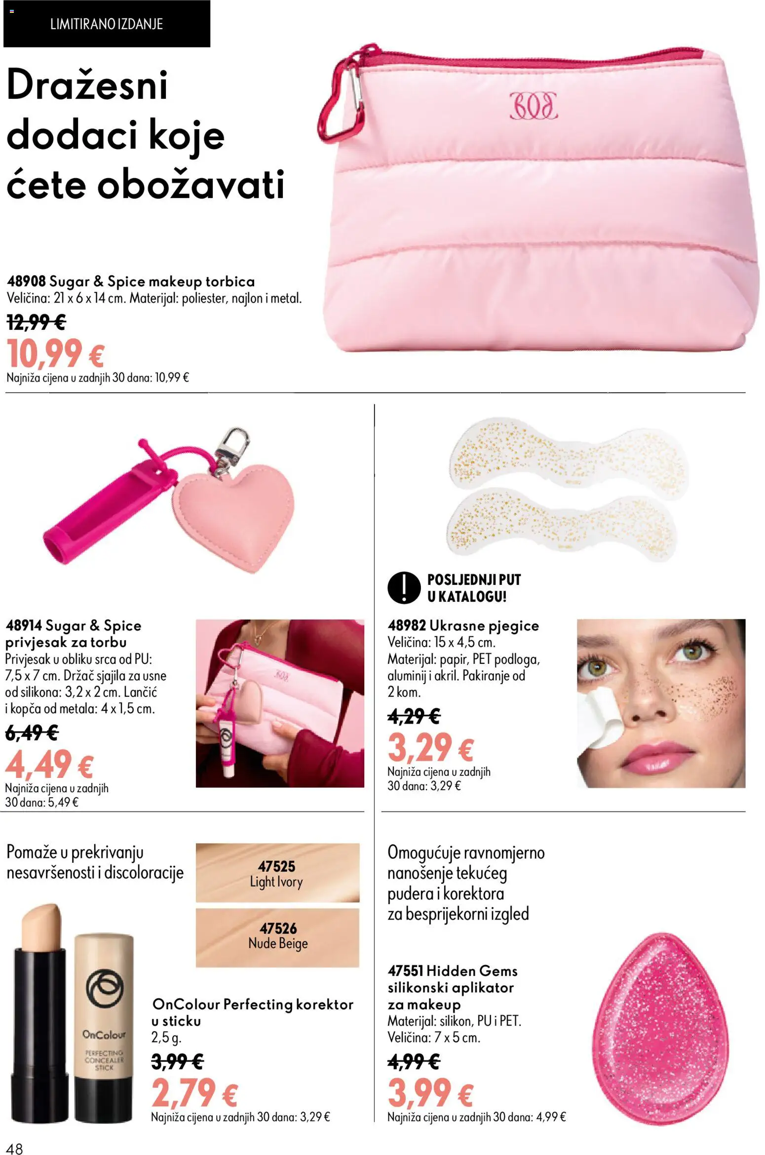 Oriflame katalog | vrijedi od 05.08.2026 | Stranica: 48 | Proizvodi: Concealer, Torbica, Korektor