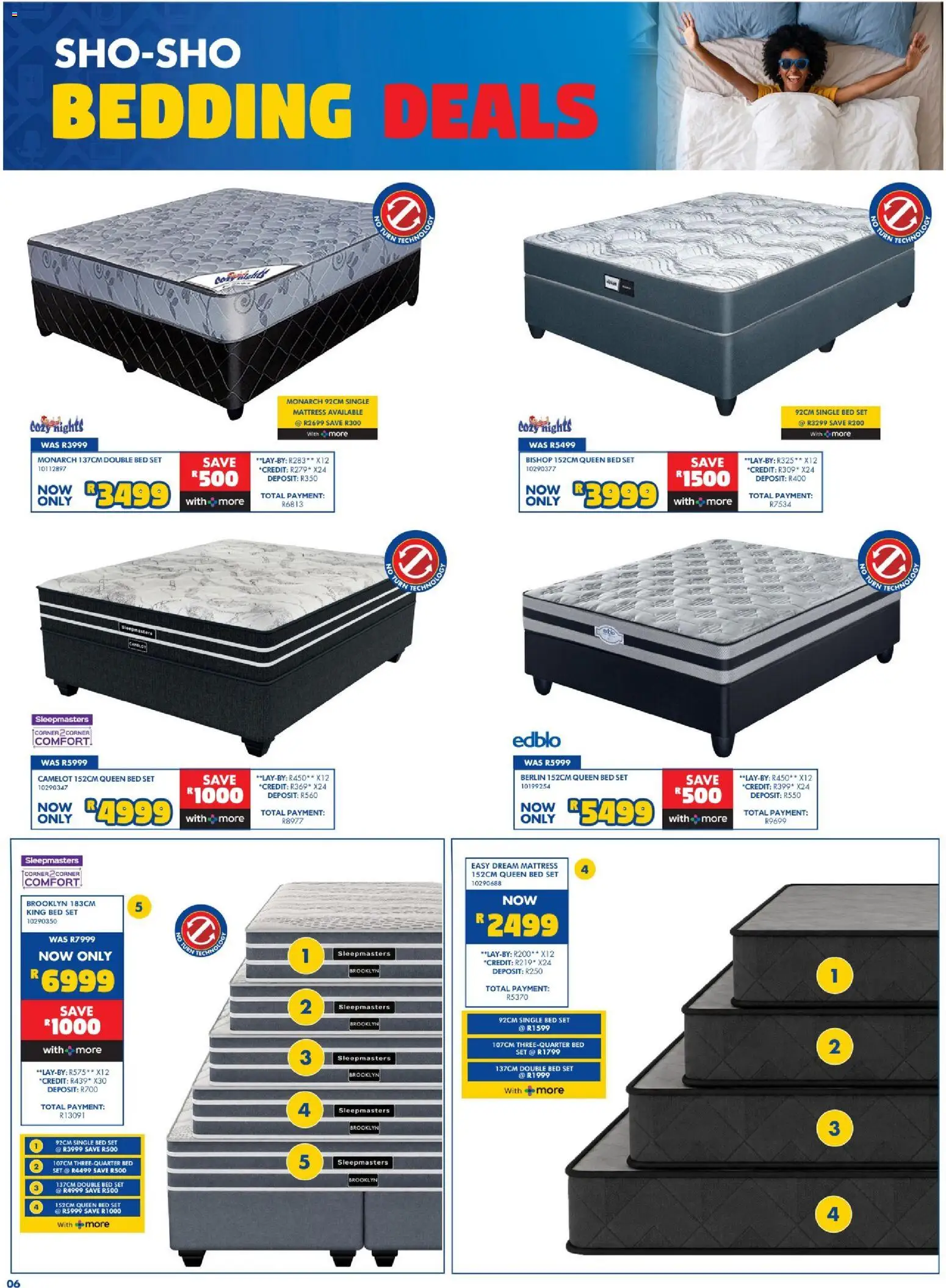 New Russells catalogue – valid from 15/10/2026 | Page: 6 | Products: Queen bed, King bed, Bed, Mattress