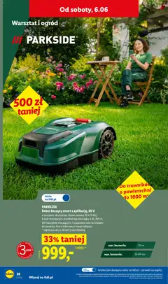Náhled letáku Lidl Polsko katalog od 01.06.2026 | Strana: 42 | Produkty: Parkside, Nože, Robot
