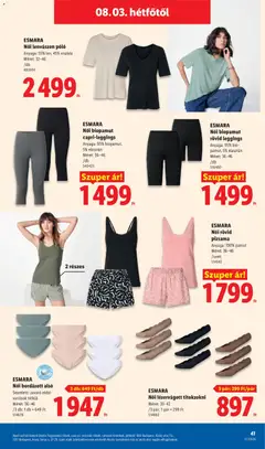 Lidl akciós újság - amely érvényes a következő dátumtól: 2026.07.30. | Oldal: 41 | Termékek: Titokzokni, Játékok, Pizsama, Leggings