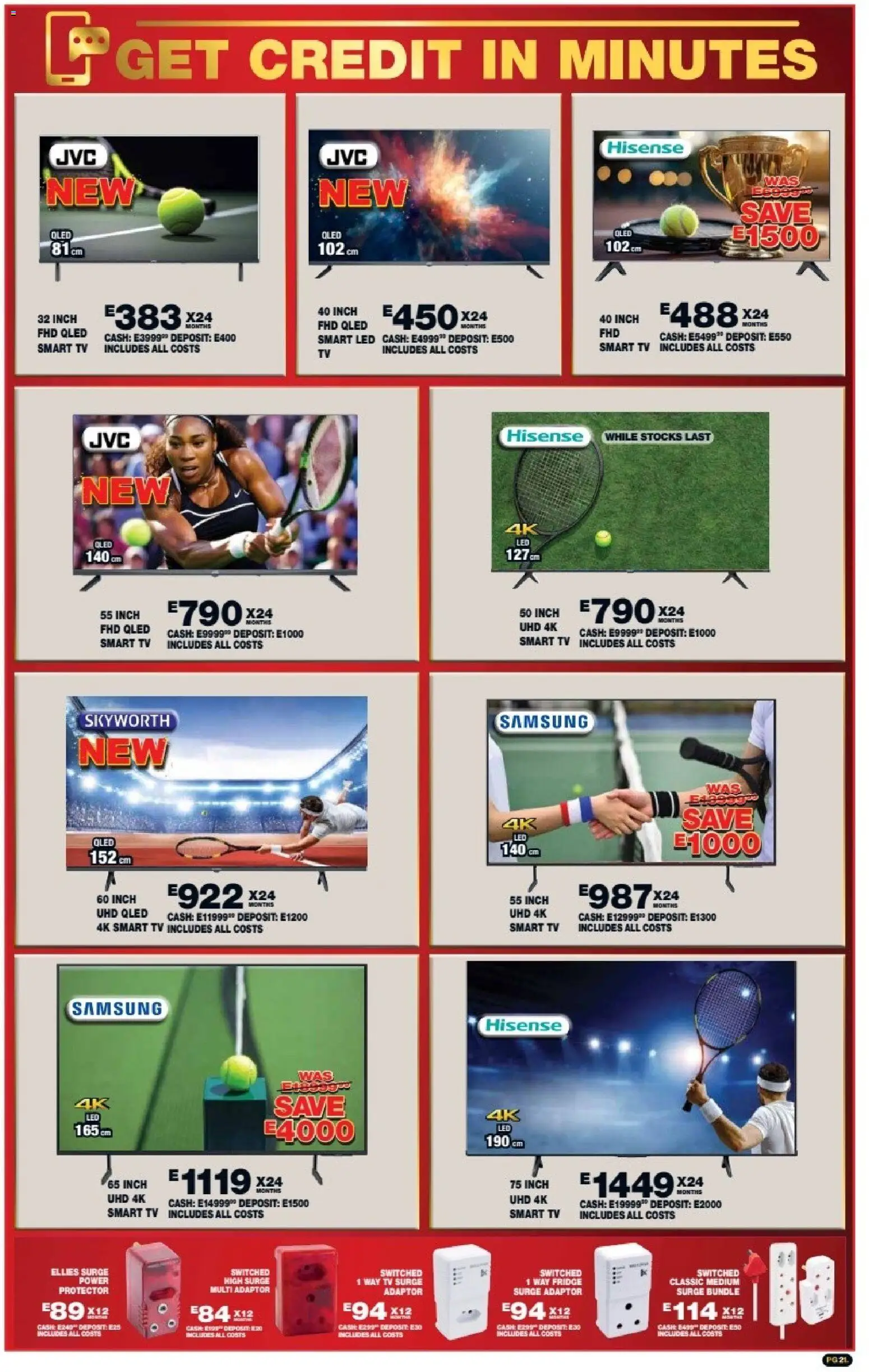 New Lewis Stores catalogue – valid from 05/10/2026 | Page: 21 | Products: TV, Fridge