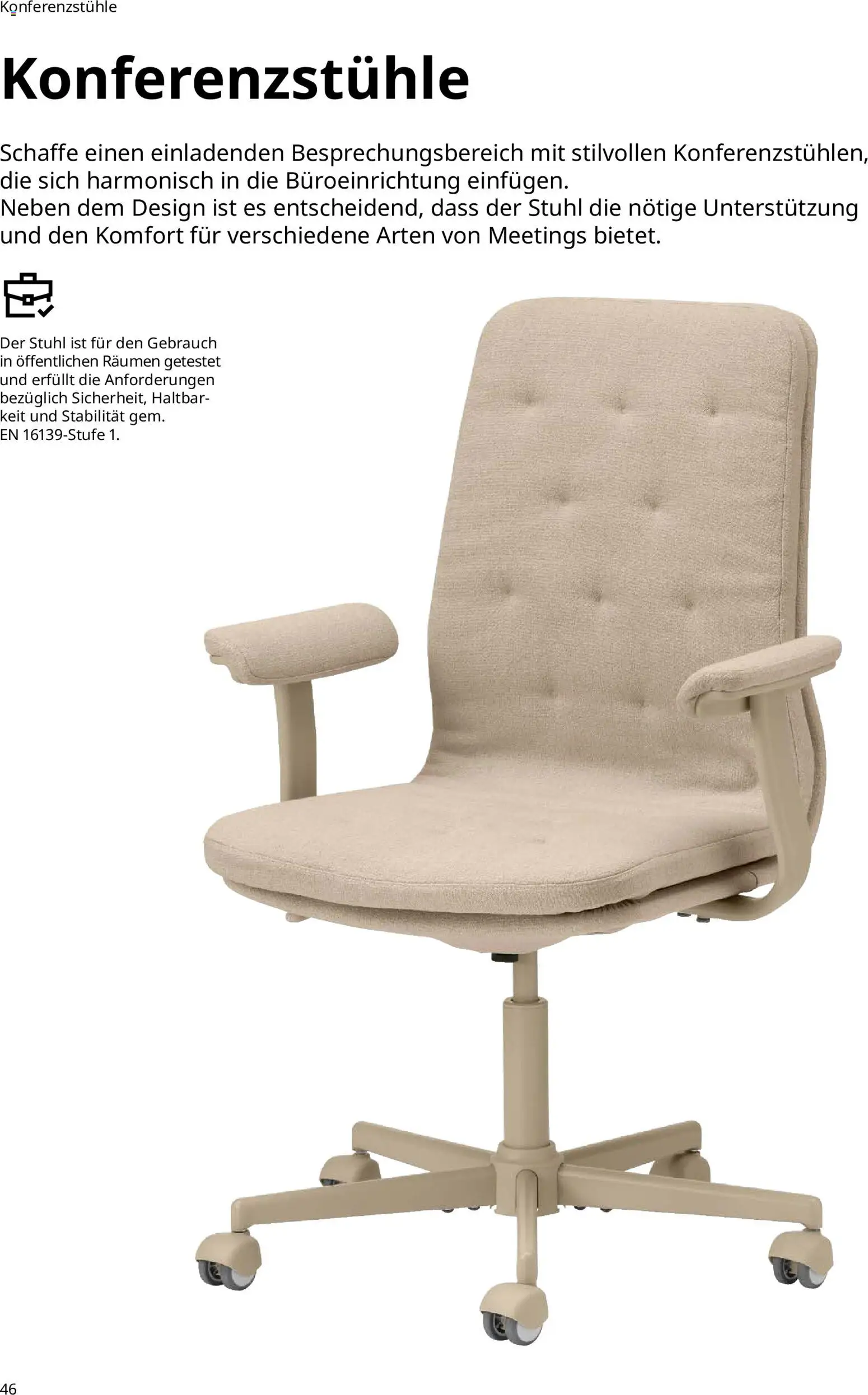 Ikea Büroeinrichtung – gültig ab 01.04.2026 | Seite: 46 | Produkte: Stuhl