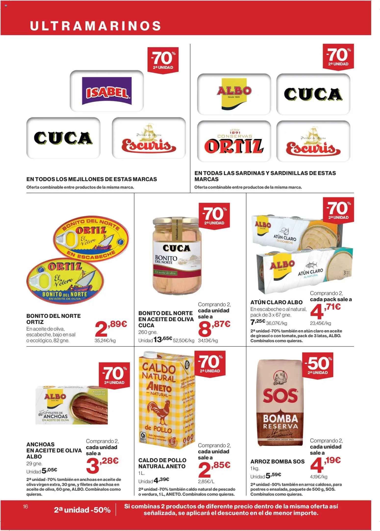 Supercor folleto │ válido desde el 04.06.2026 | Página: 16 | Productos: Κρεμάστρα, Παγωμένο τσάι, Anchoa, Atún claro