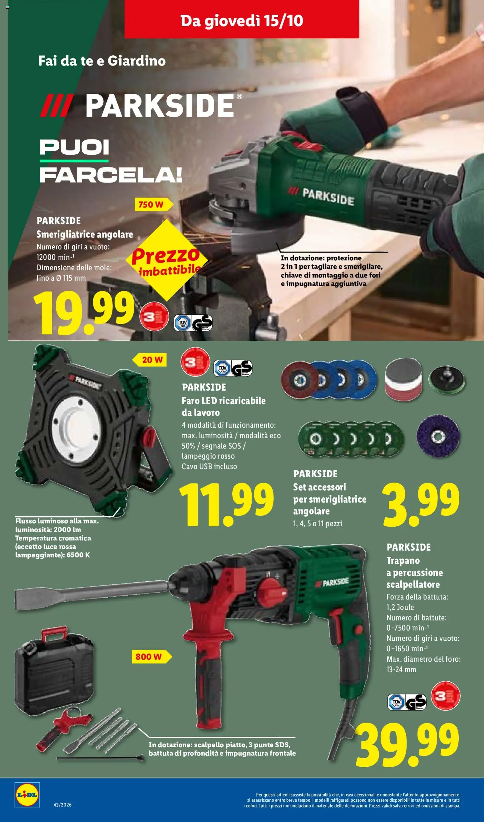 Volantino Lidl del 15/10/2026 | Pagina: 32