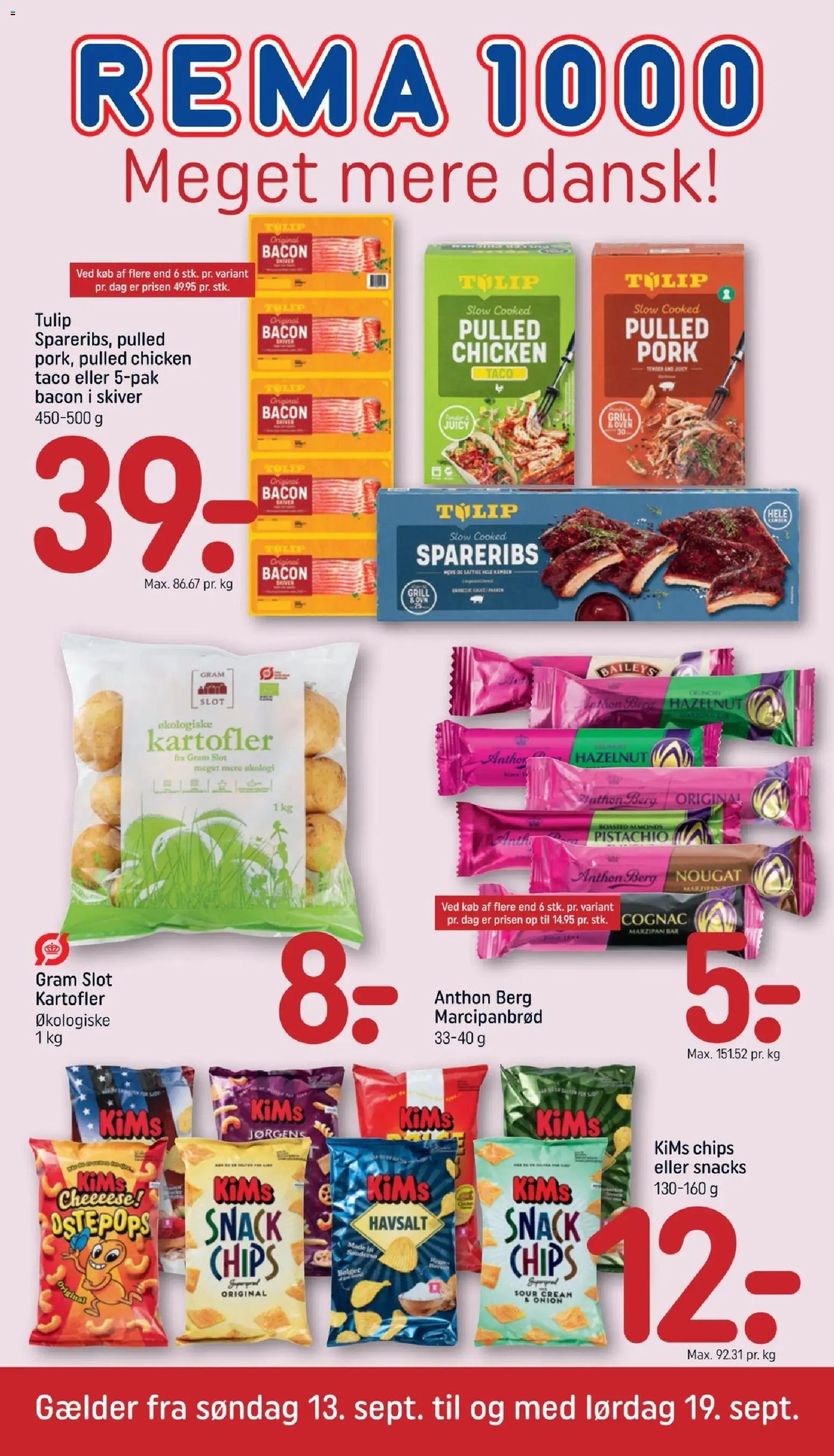 Rema 1000 tilbudsavis – gyldig fra 13/09/2026 | Side: 1