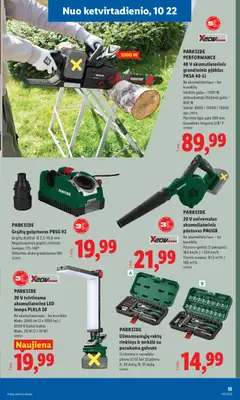 LIDL leidinys galioja nuo 2026.10.19 | Puslapis: 15 | Prekių: Lempa
