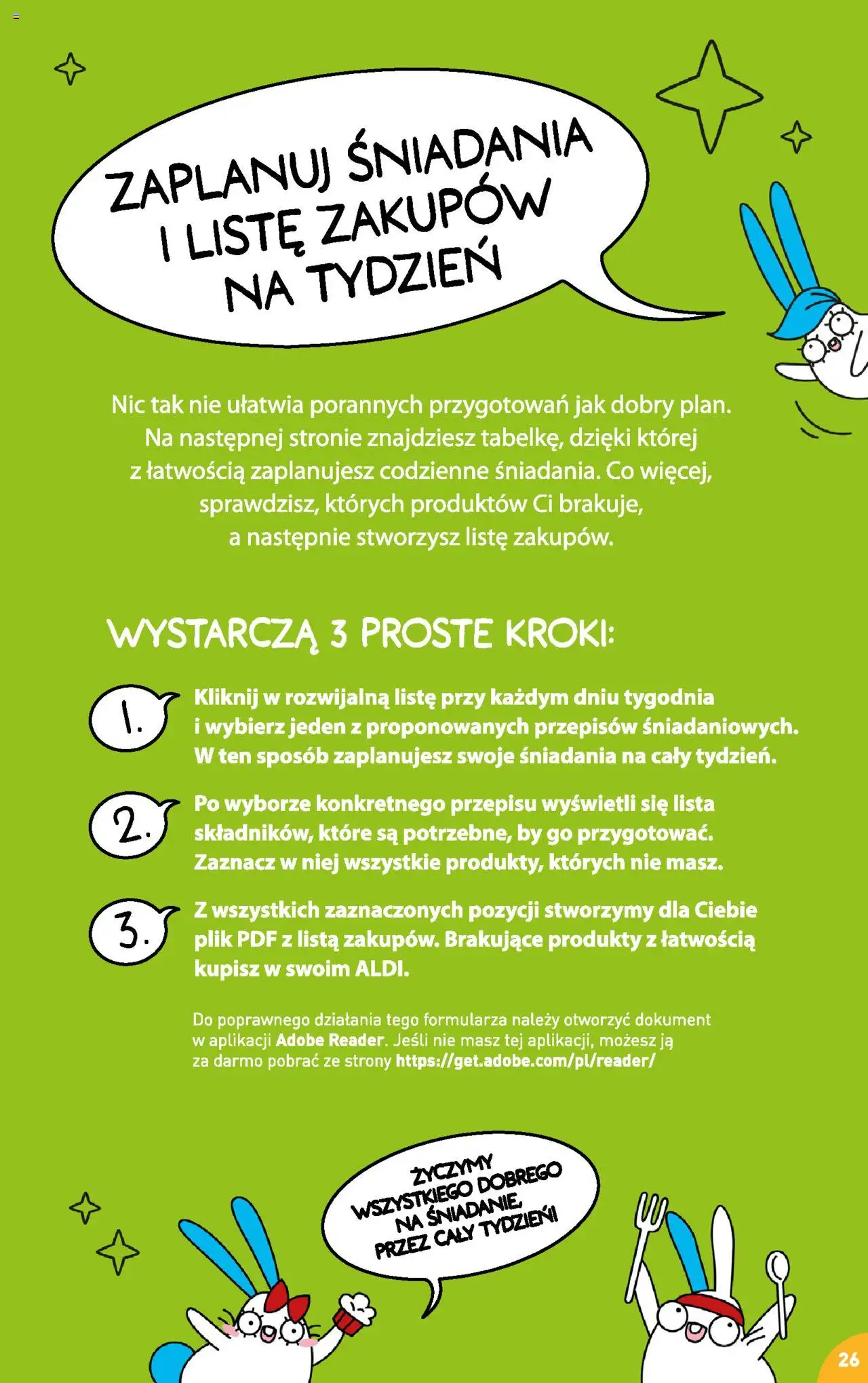 Aldi Gazetka - Przepisy na pyszne śniadanie od 05.08.2024 | Strona: 26