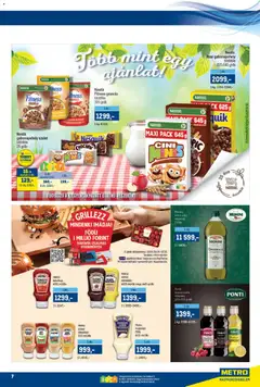 Metro akciós újság - amely érvényes a következő dátumtól: 02.05.2026 | Oldal: 7 | Termékek: Chili, Gabonapehely, Játék, Granola