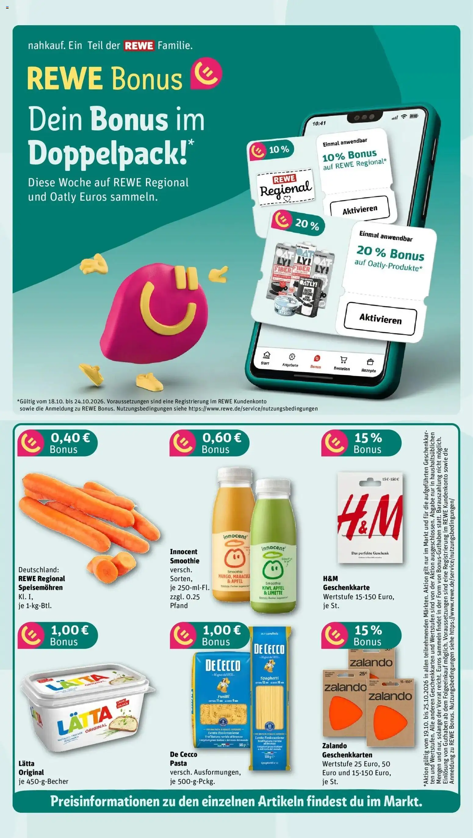 REWE Prospekt ab 19.10.2026 zum Blättern » Angebote | Seite: 4