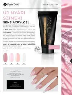 Crystal Nails 2026 Nyár Extra - amely érvényes a következő dátumtól: 2026.06.08. | Oldal: 4