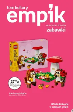 Pogląd oferty "Empik promocje - Tom kultury Zabawki" - ważna od 12.08.2026