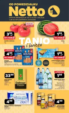 Pogląd oferty "Netto gazetka od poniedziałku" - ważna od 27.07.2026
