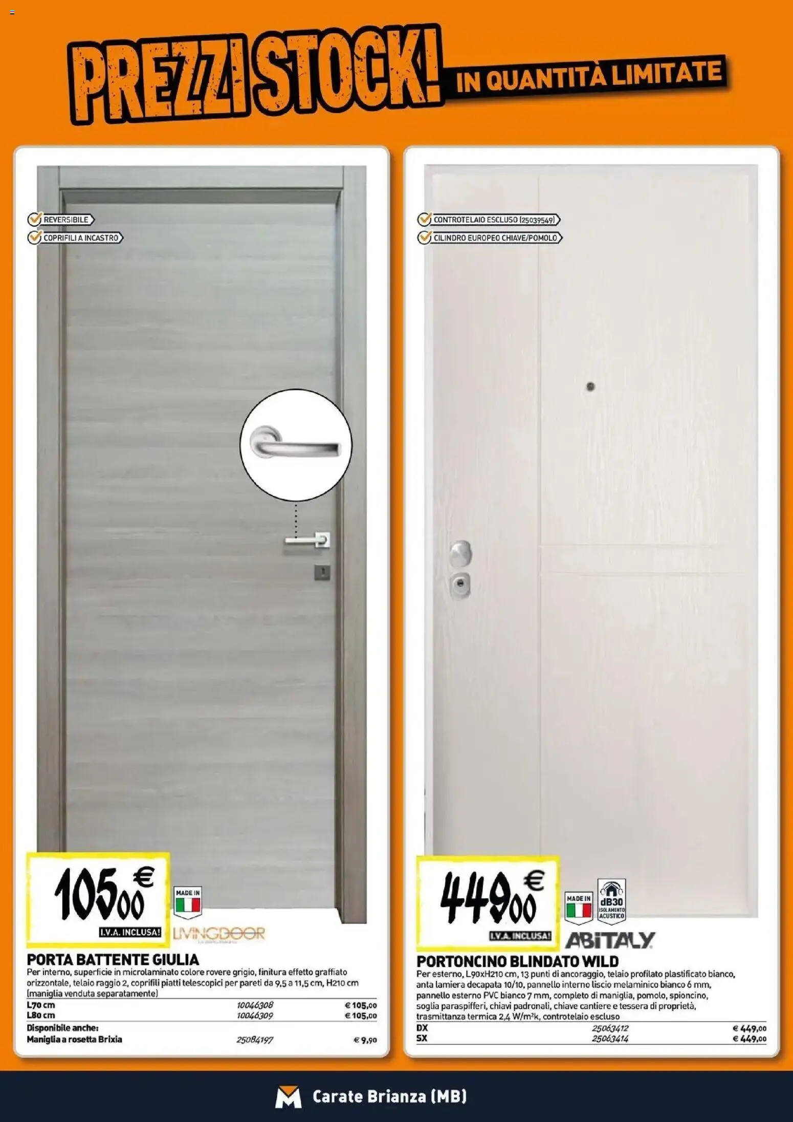 Nuovo TECNOMAT catalogo Carate Brianza dal 27/08/2026 > offerte anteprima 🛍️ | Pagina: 10 | Prodotti: Porta, Piatti