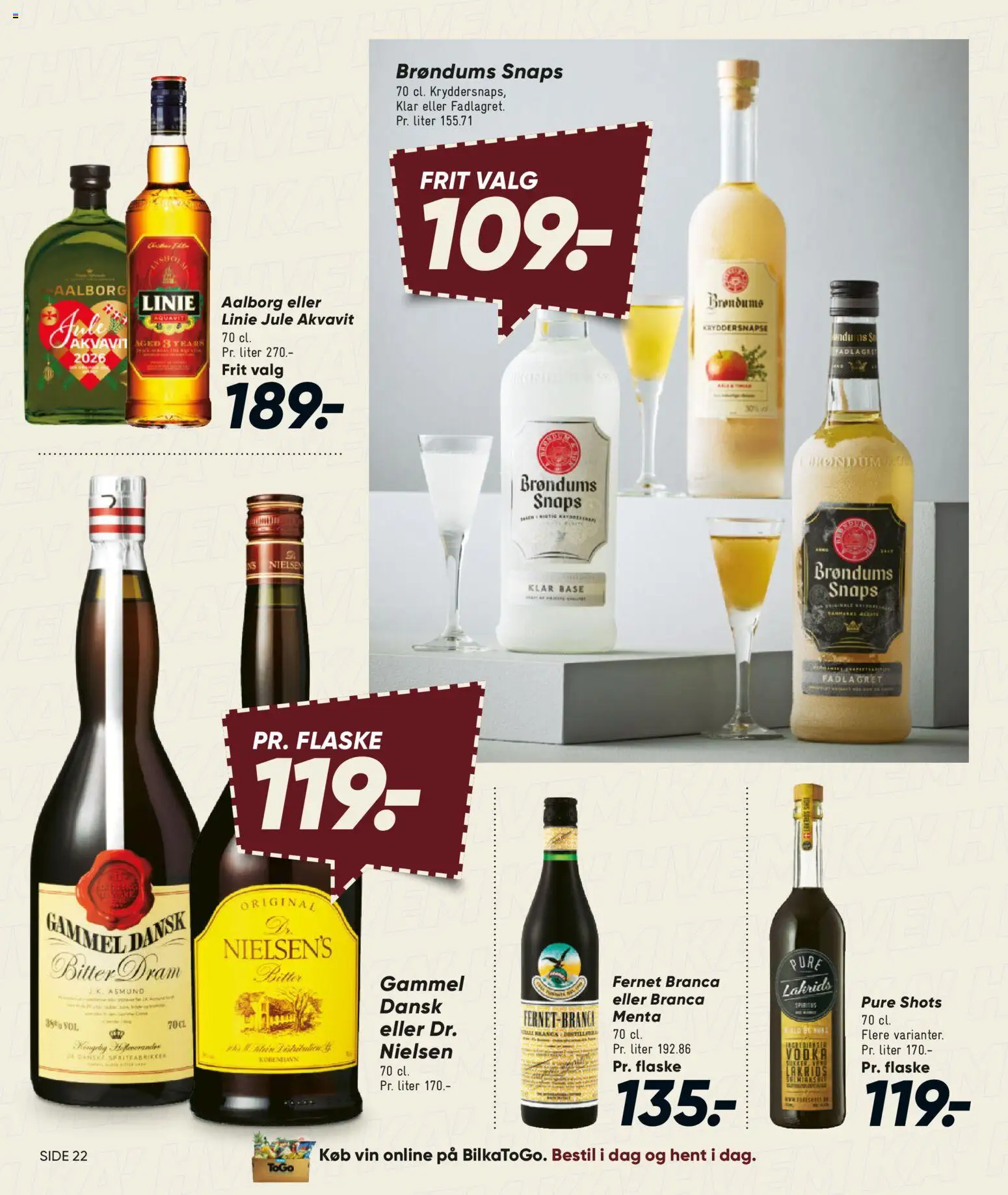 Bilka tilbudsavis – gyldig fra 30/10/2026 | Side: 22 | Produkter: Vin, Lakrids, Sukker