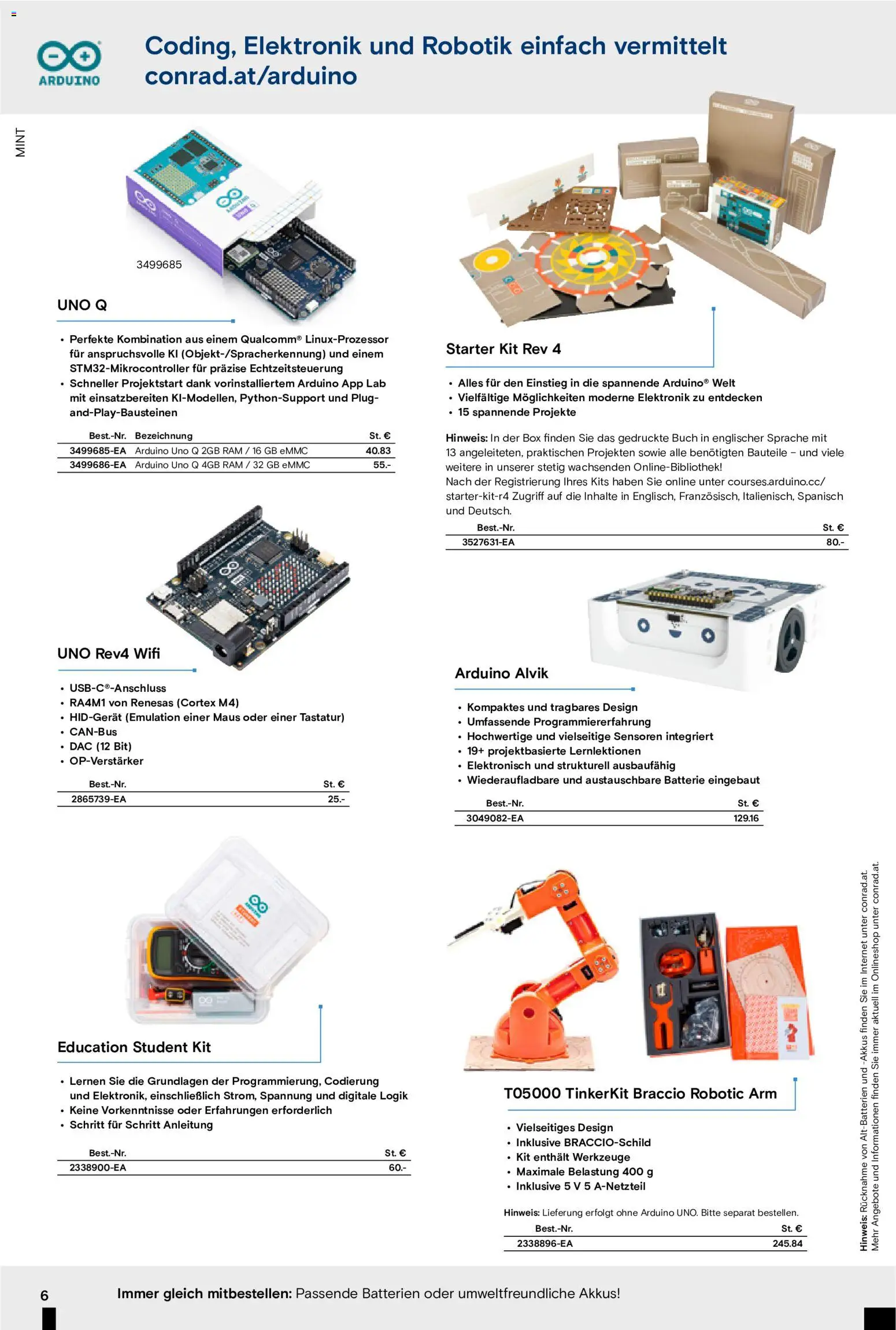 Conrad Zukunft Bilduna gültig ab 05.10.2026 | Seite: 6 | Produkte: Maus, Tastatur, Box, Batterie