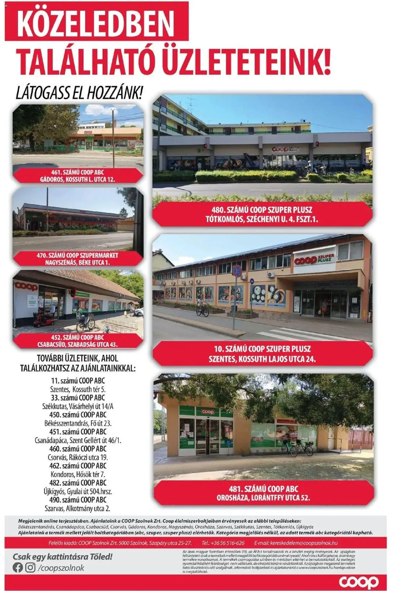 COOP Szolnok akciós újság Békésszentandrás - 2026.09.17. -tól/töl > akció, lapozható szórólap 🛍️ | Oldal: 7