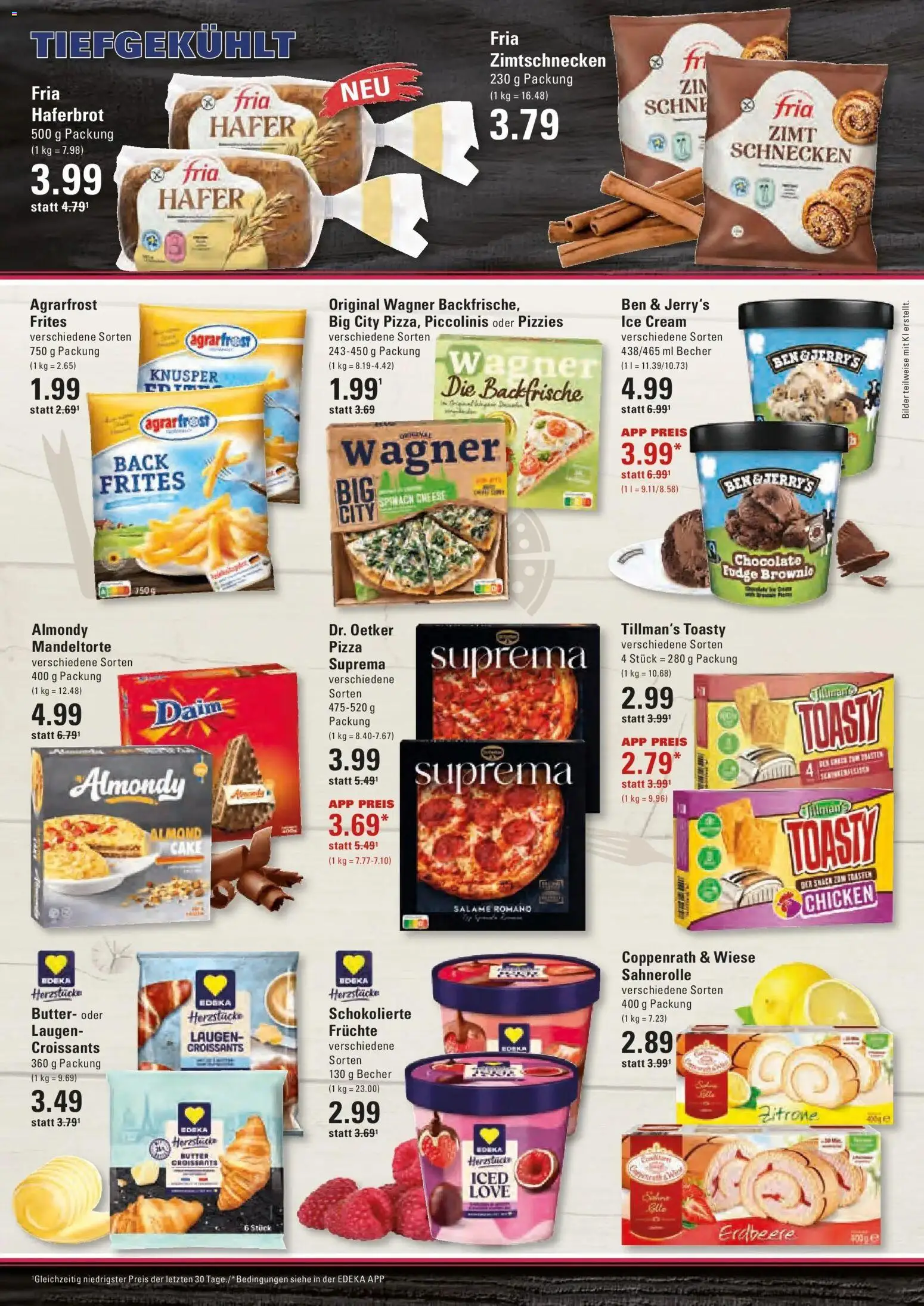 Edeka prospekt Stade	 – gültig ab 10.05.2026 | Seite: 10 | Produkte: Butter, Ben & Jerry's, Piccolinis, Pizza
