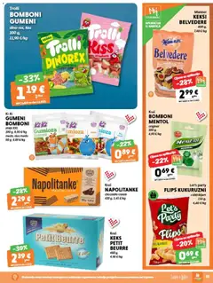 Studenac Katalog - Pregled kataloga iz trgovine Studenac, vrijedi od 27.05.2026 | Stranica: 23 | Proizvodi: Petit Beurre, Bomboni, Keks, Napolitanke