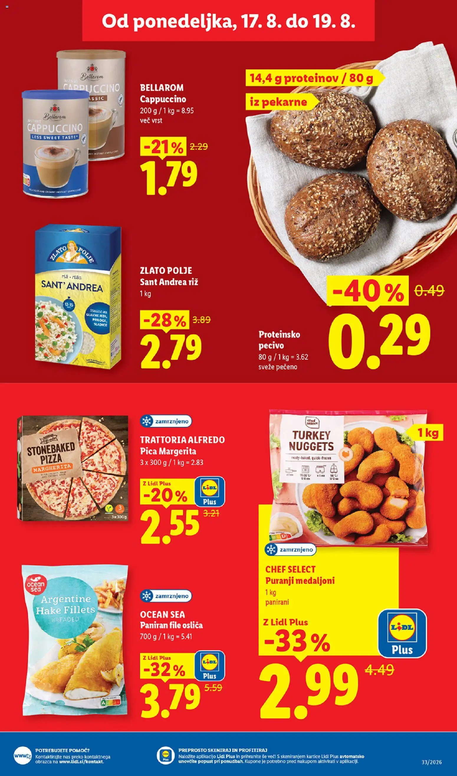 Novi Lidl katalog ponudbe – veljaven od 13.08.2026 | Stran: 43 | Izdelki: Pica, Riz