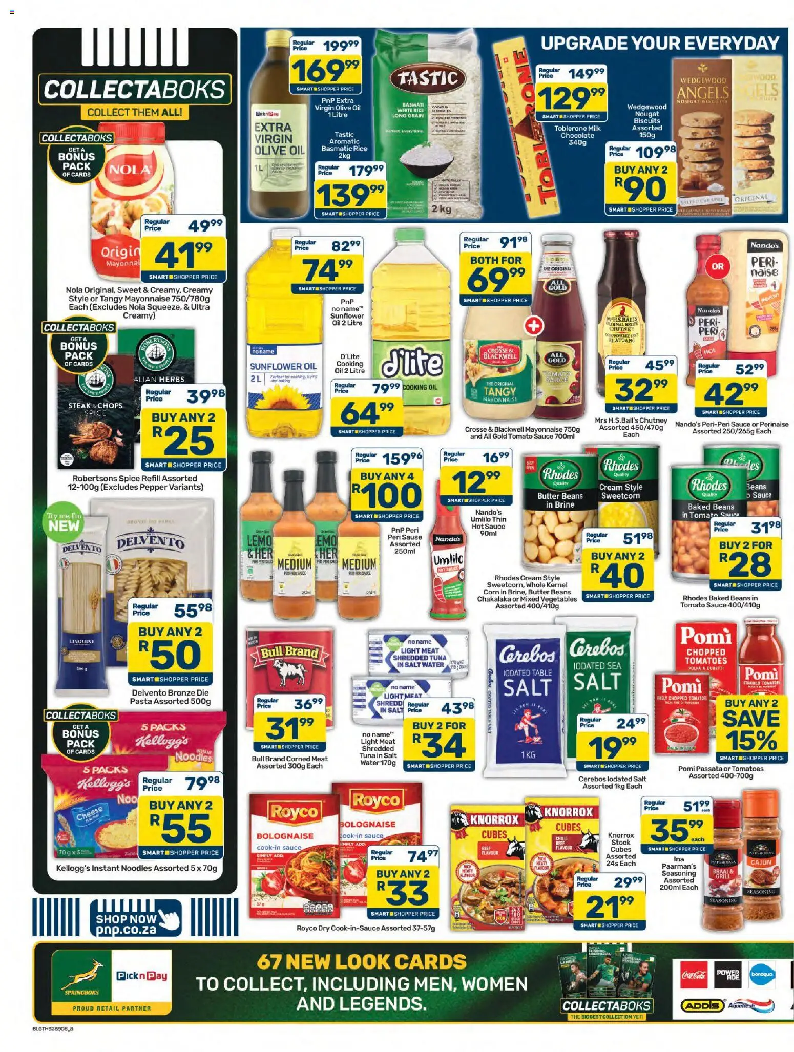 New Pick n Pay catalogue – valid from 23/10/2026 | Page: 8 | Products: Chutney, Light, Tomato sauce, Vegetables