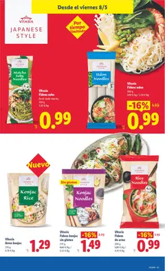 Vista previa Vitasia Arroz konjac, 270 g válido desde el 04.05.2026 | Página: 35 | Productos: Arroz, Fideos, Fideos de arroz, Té