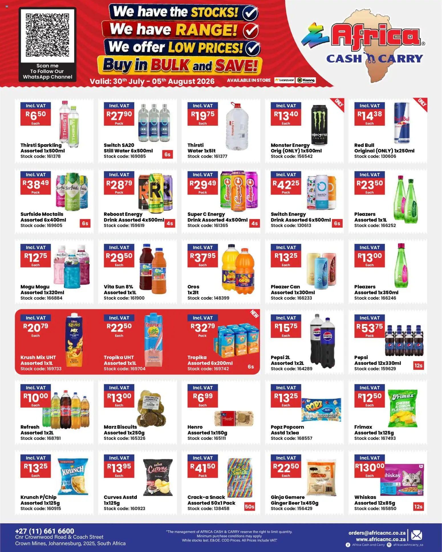 New Africa Cash & Carry catalogue – valid from 30/07/2026 | Page: 25