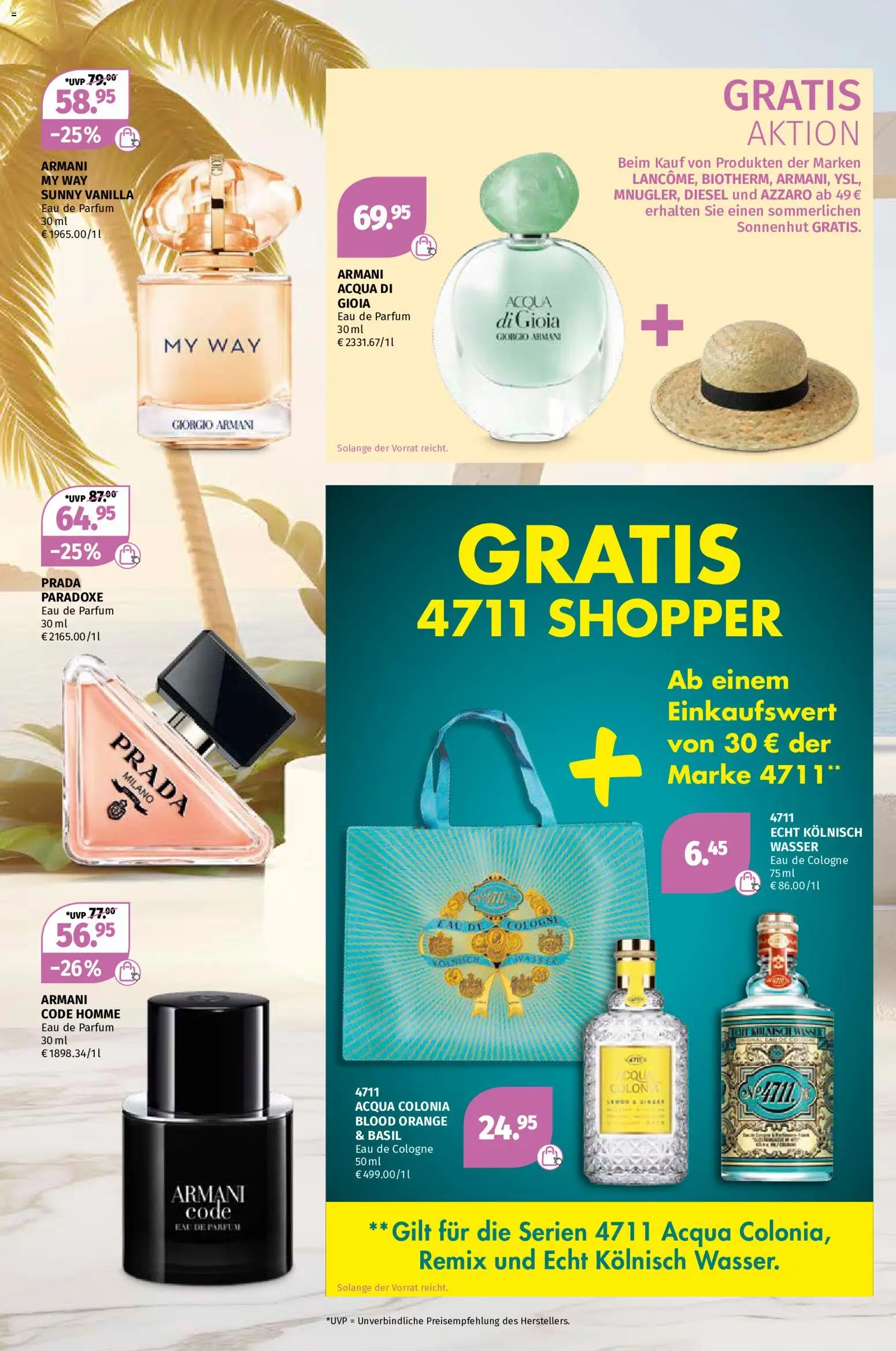 Müller Parfümerie-Highlights – gültig ab 29.06.2026 | Seite: 4 | Produkte: Parfüm, Wasser, Eau de Parfum, Eau de Cologne