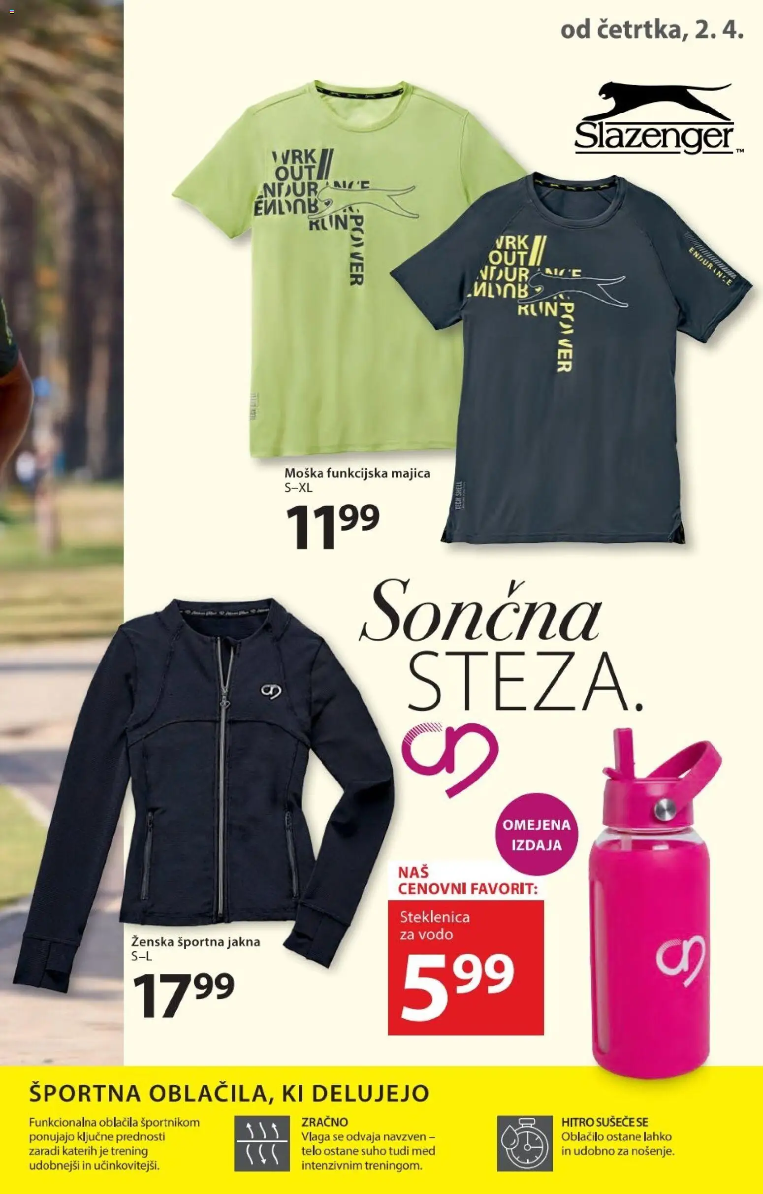 Novi NKD katalog ponudbe – veljaven od 02.04.2026 | Stran: 17 | Izdelki: Steklenica, Oblacila, Majica, Jakna