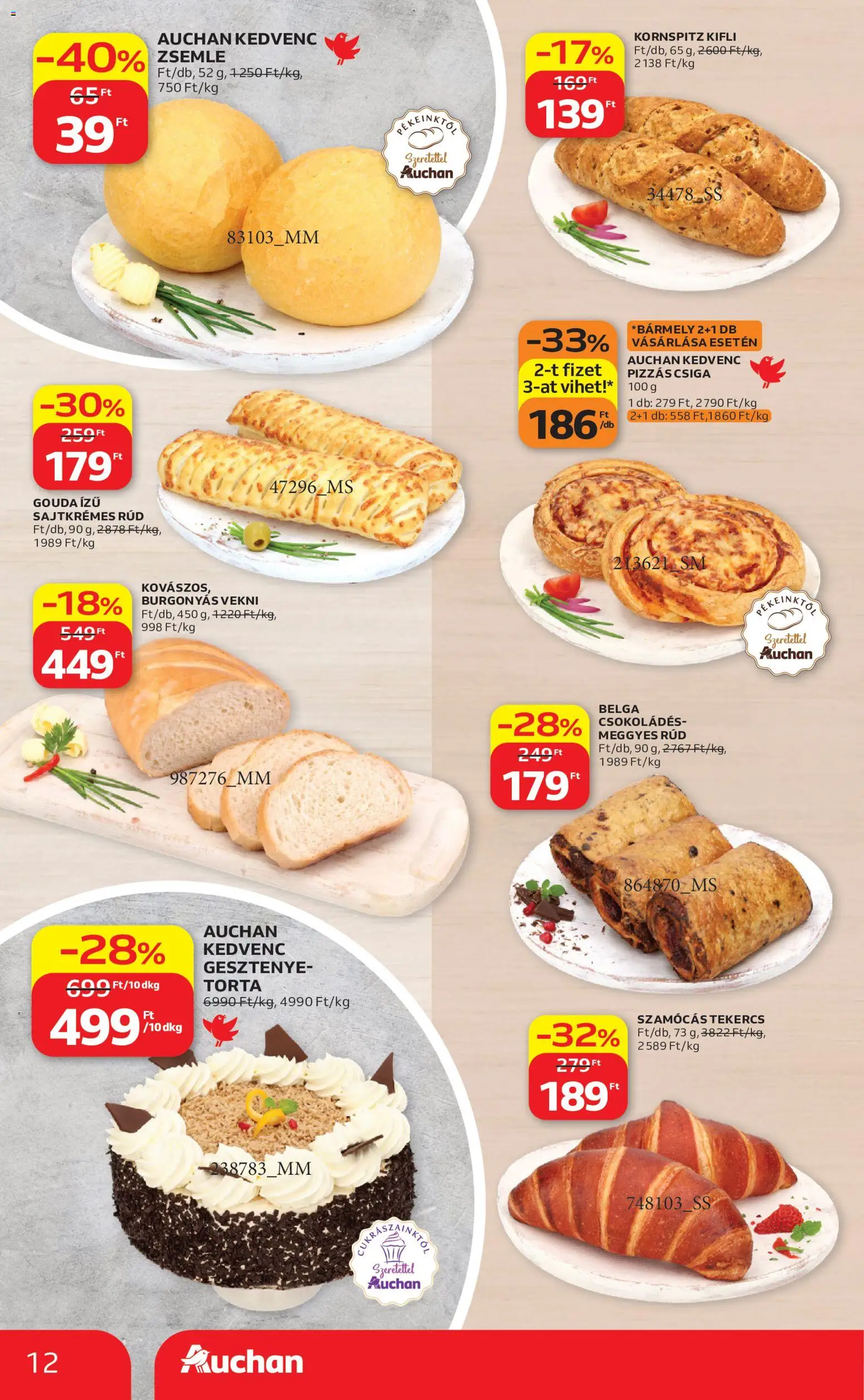 Auchan akciós ujság - amely érvényes a következő dátumtól: 2026.09.24. | Oldal: 12