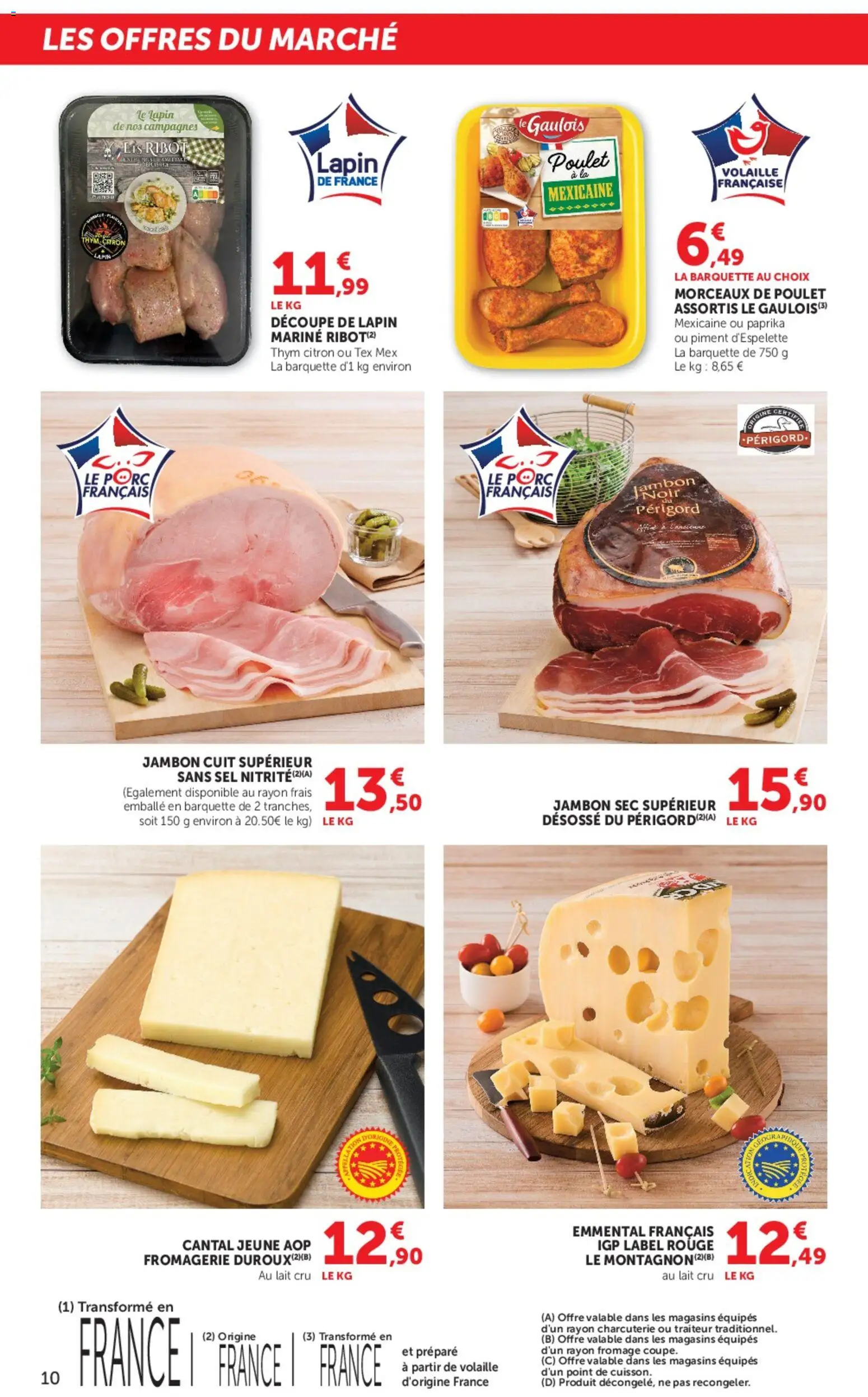 {H1} | Page: 10 | Produits: Lapin, Volaille, Piment d'espelette, Jambon