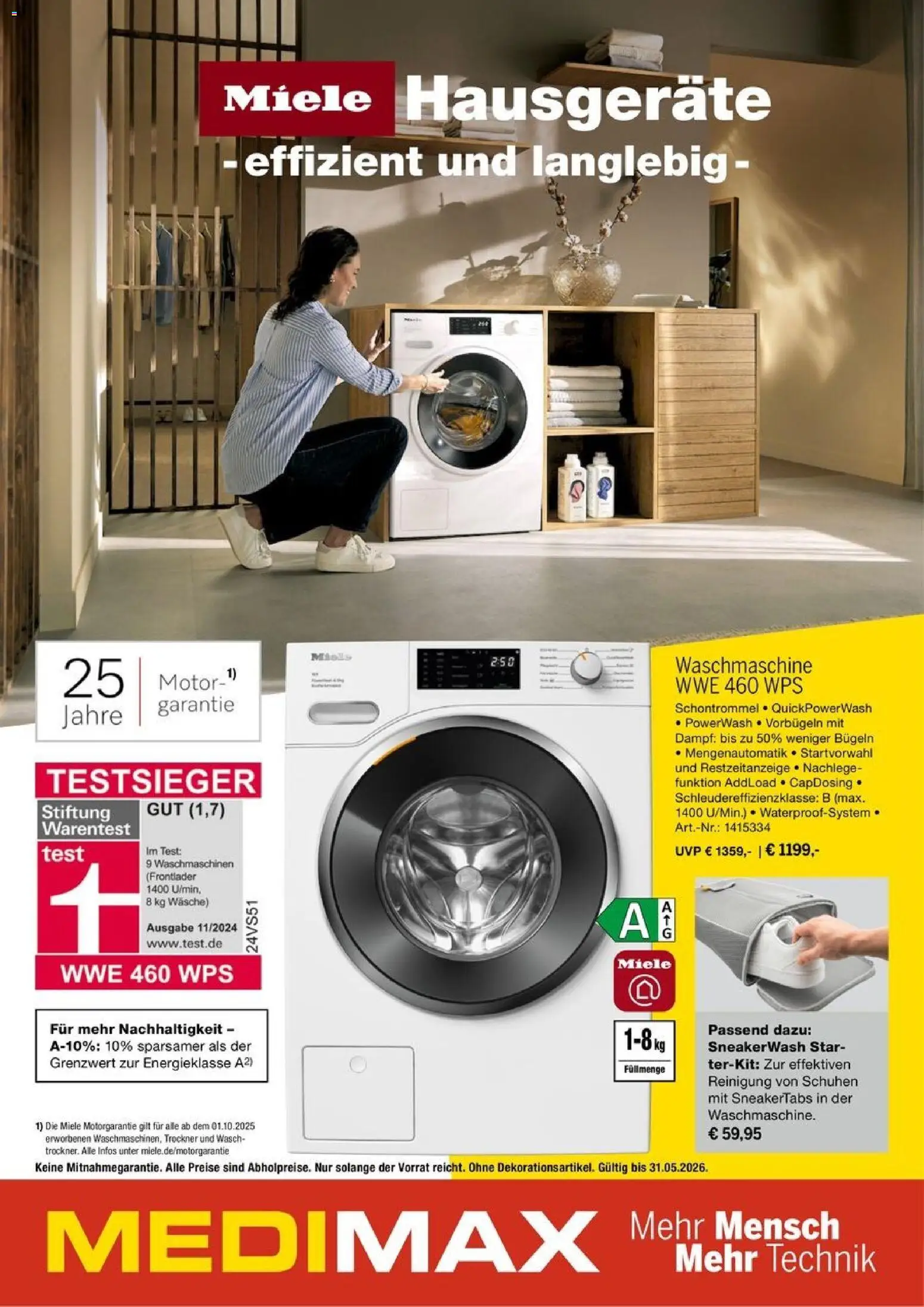 Medimax Miele Magazin – gültig ab 01.05.2026 | Seite: 1 | Produkte: Miele, Trockner, Waschmaschine