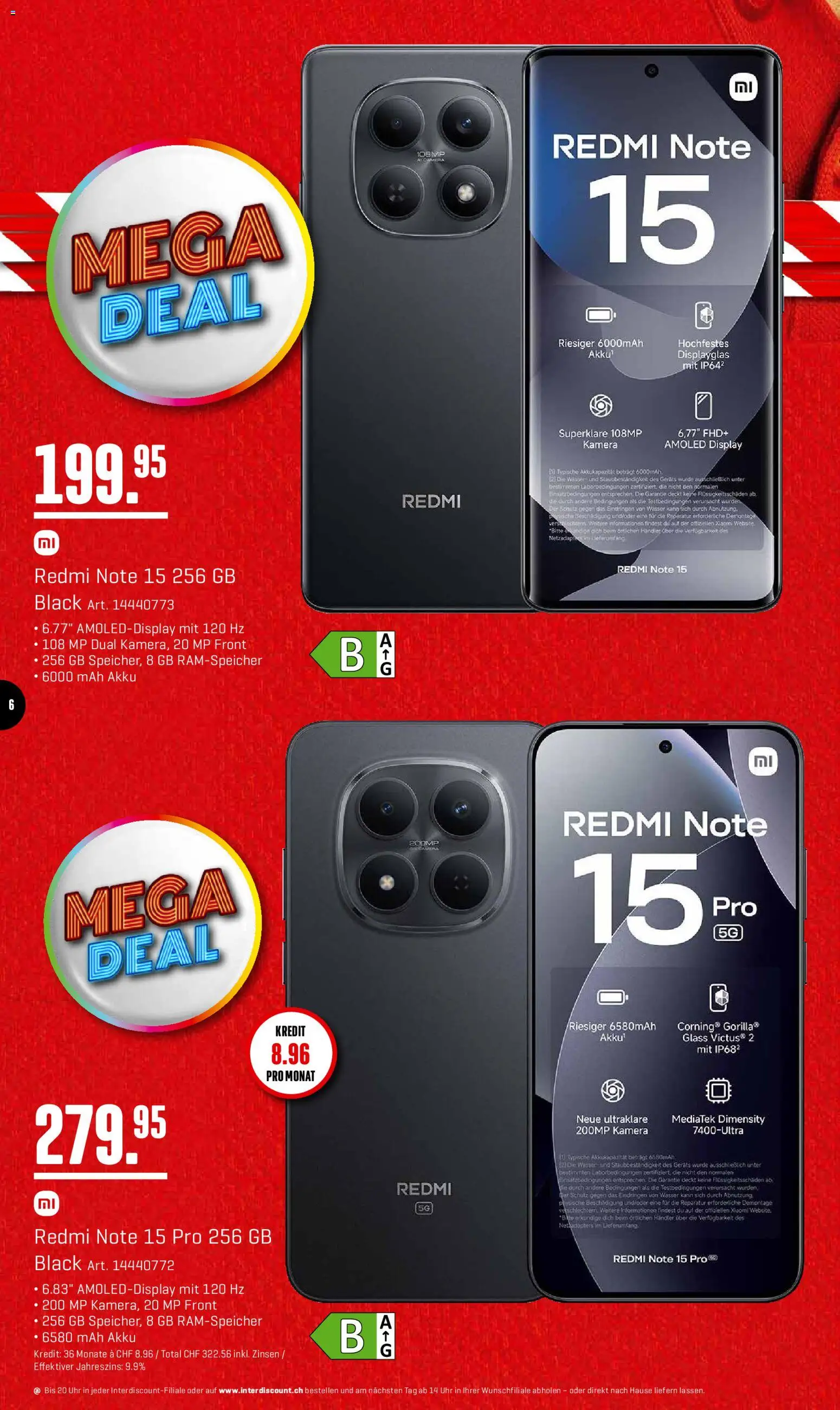 Interdiscount aktionen – gültig ab 19.10.2026 | Seite: 6 | Produkte: Wasser, Uhr, Kamera, Xiaomi