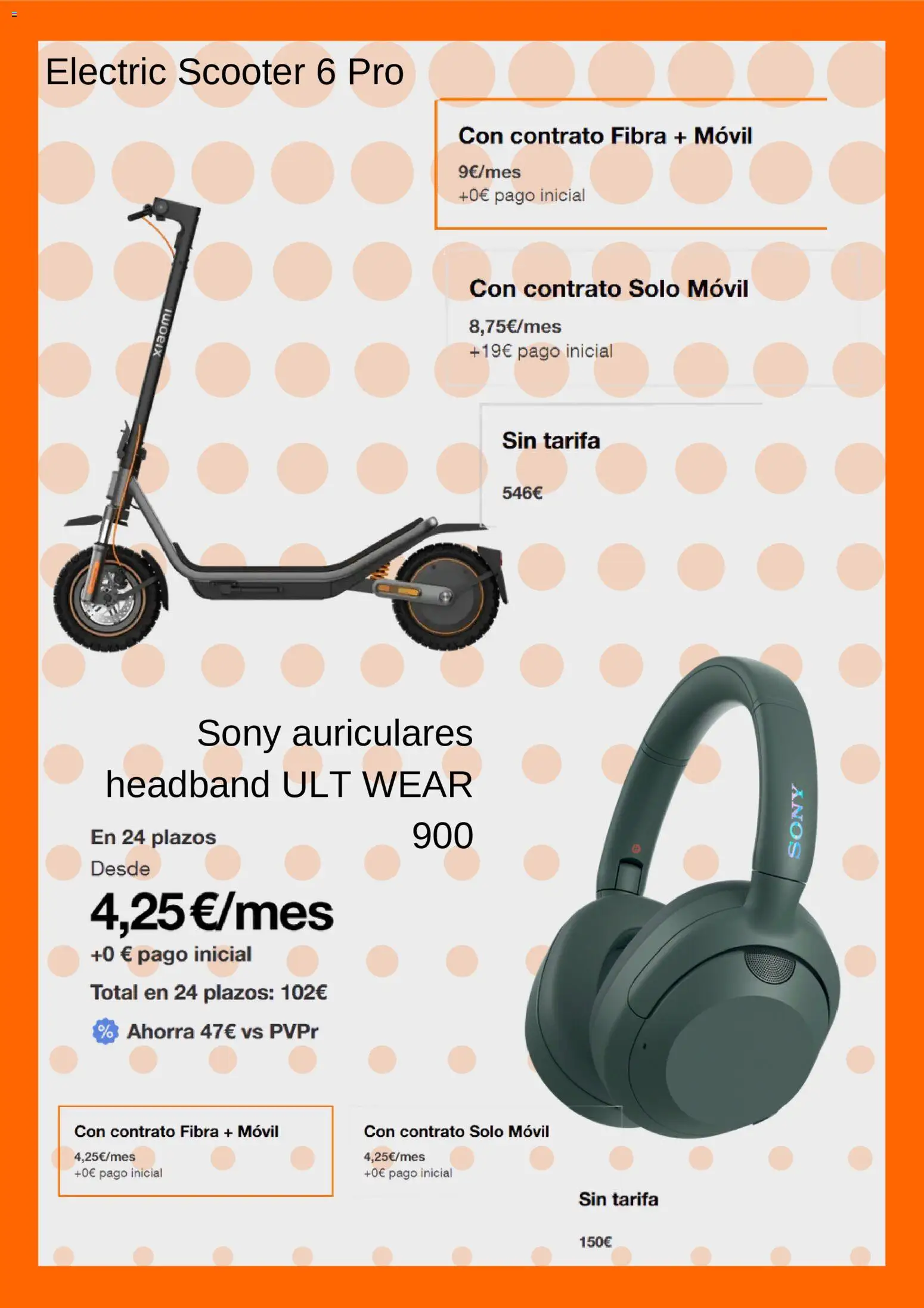 Orange ofertas │ válido desde el 25/08/2026 | Página: 5 | Productos: Móvil, Auriculares