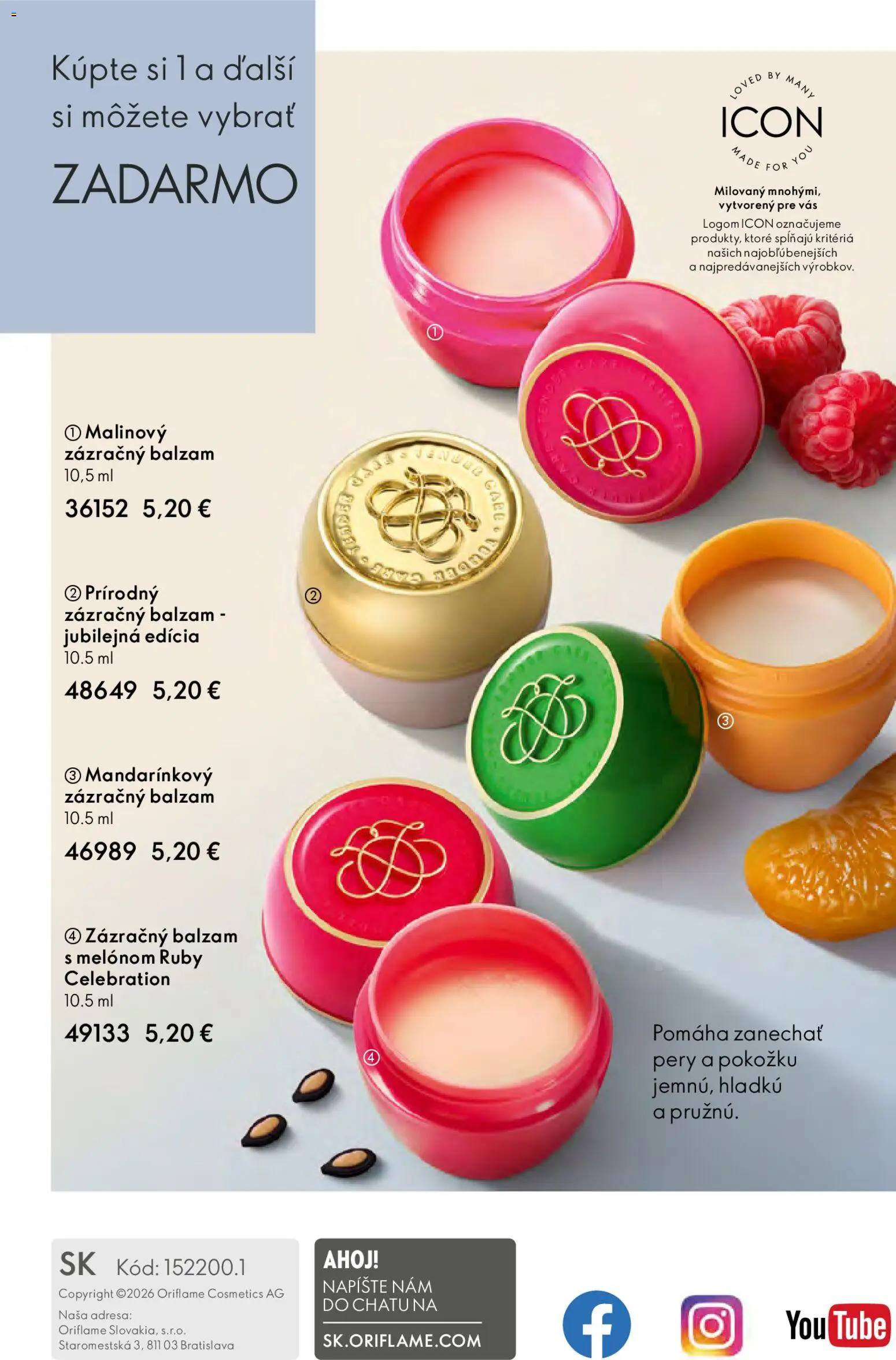 Nové Oriflame akcie – leták je platný od 27.05.2026 | Strana: 164