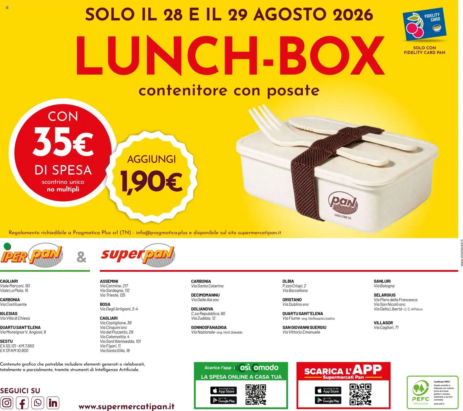 Volantino Pan del 20/08/2026 | Pagina: 28 | Prodotti: Posate, Contenitore