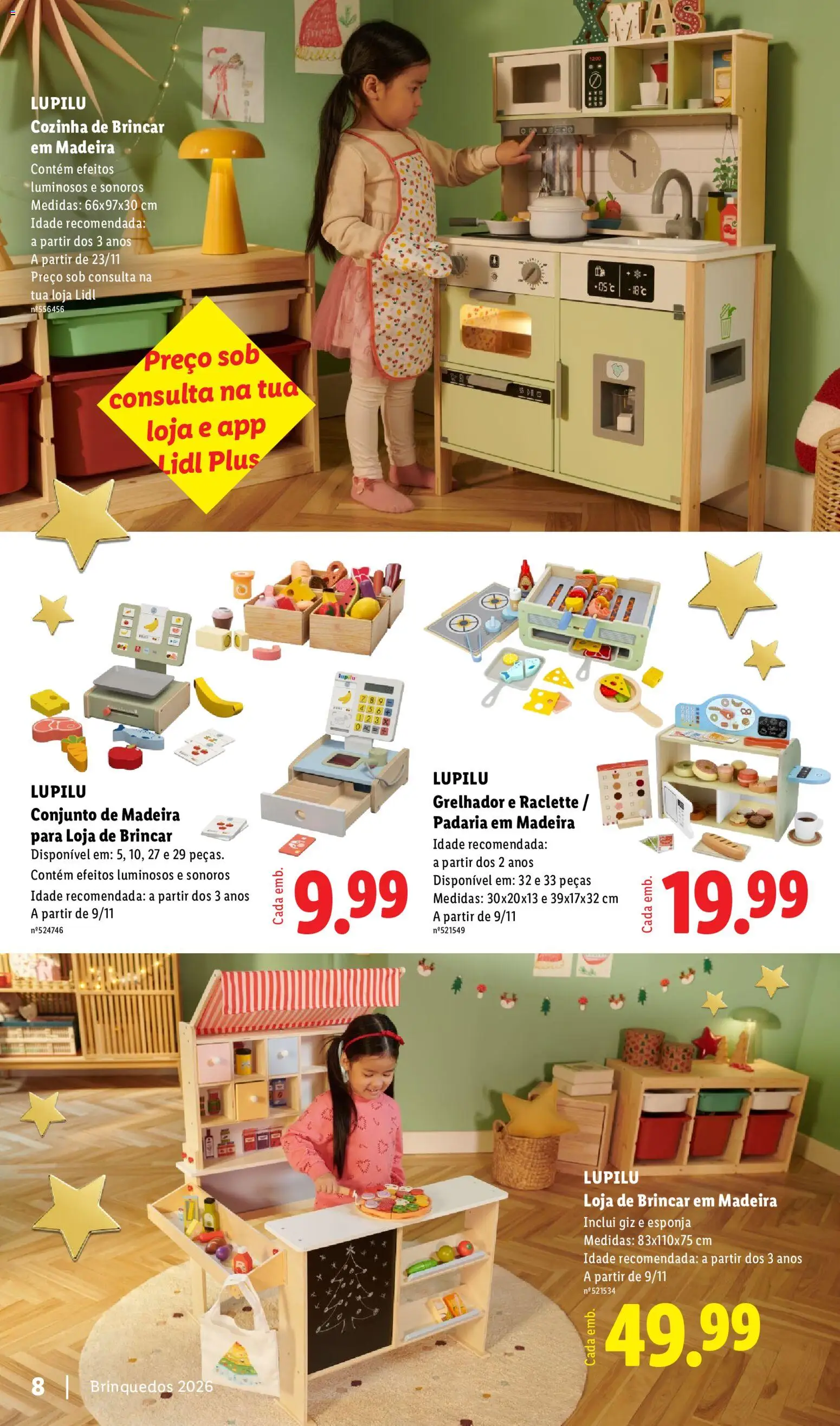 Lidl Folheto Especial Brinquedos │ válido de 26/10/2026 | Página: 8 | Produtos: Padaria, Cozinha de brincar, Esponja, Brinquedos