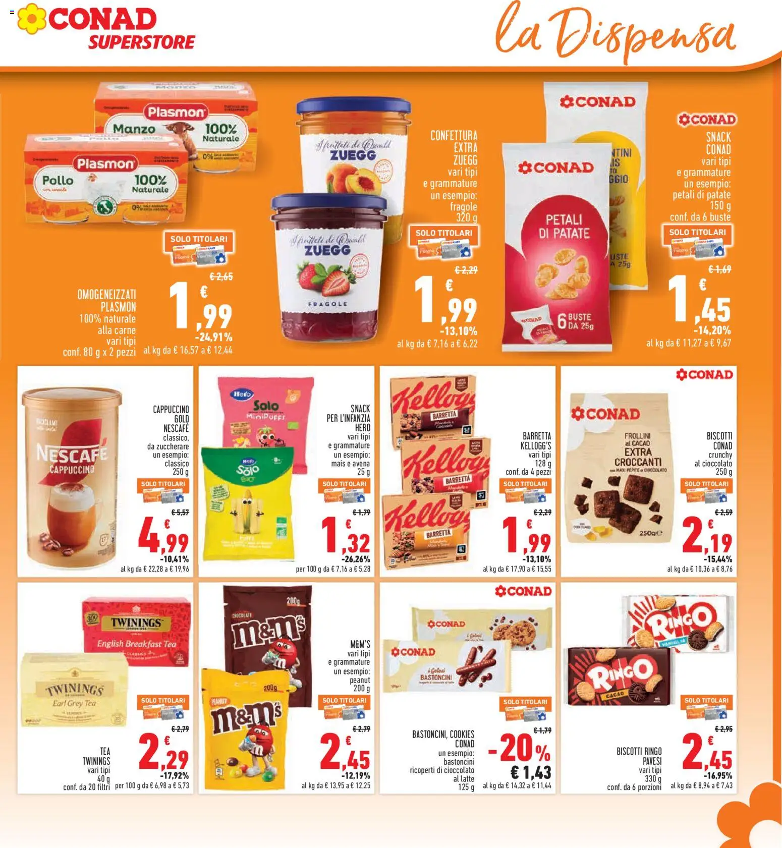 Volantino Conad del 07.05.2026 | Pagina: 21 | Prodotti: Pollo, Patate, Barretta, Cacao