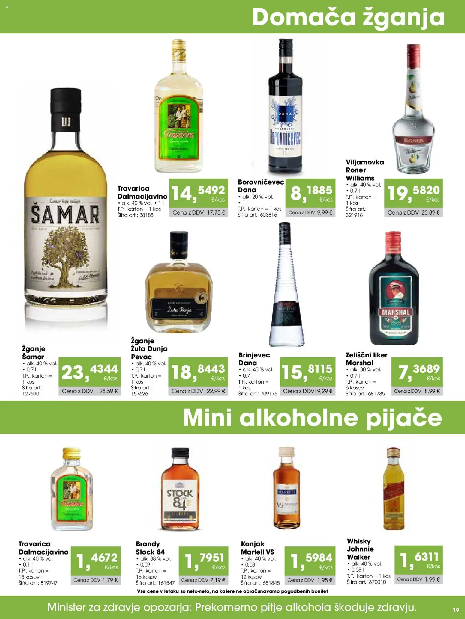Novi Tuš katalog ponudbe – veljaven od 15.05.2026 | Stran: 19