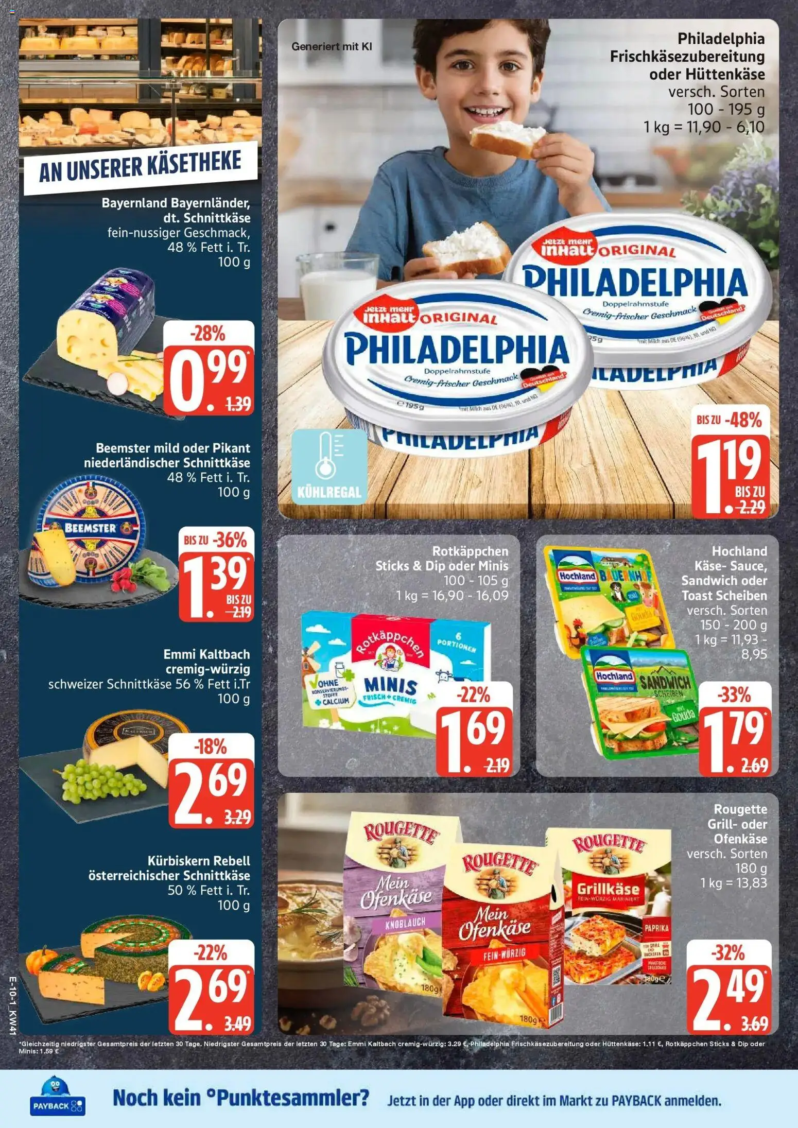 Edeka Prospekt Tostedt (ab 05.10.2026) » Angebote Online | Seite: 12 | Produkte: Toast, Philadelphia, Knoblauch, Hüttenkäse