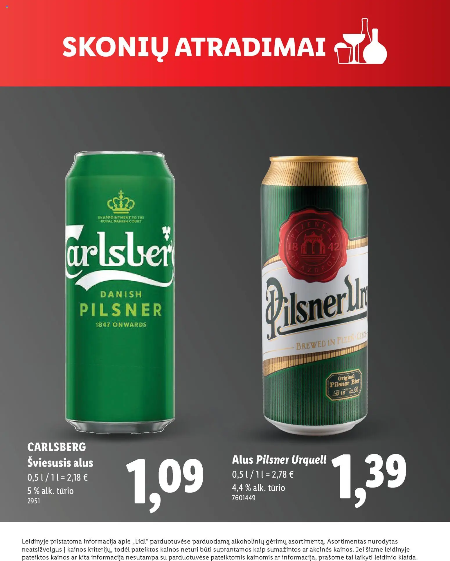 LIDL akcijos nuo 2025.12.05 | Puslapis: 21 | Prekių: Alus