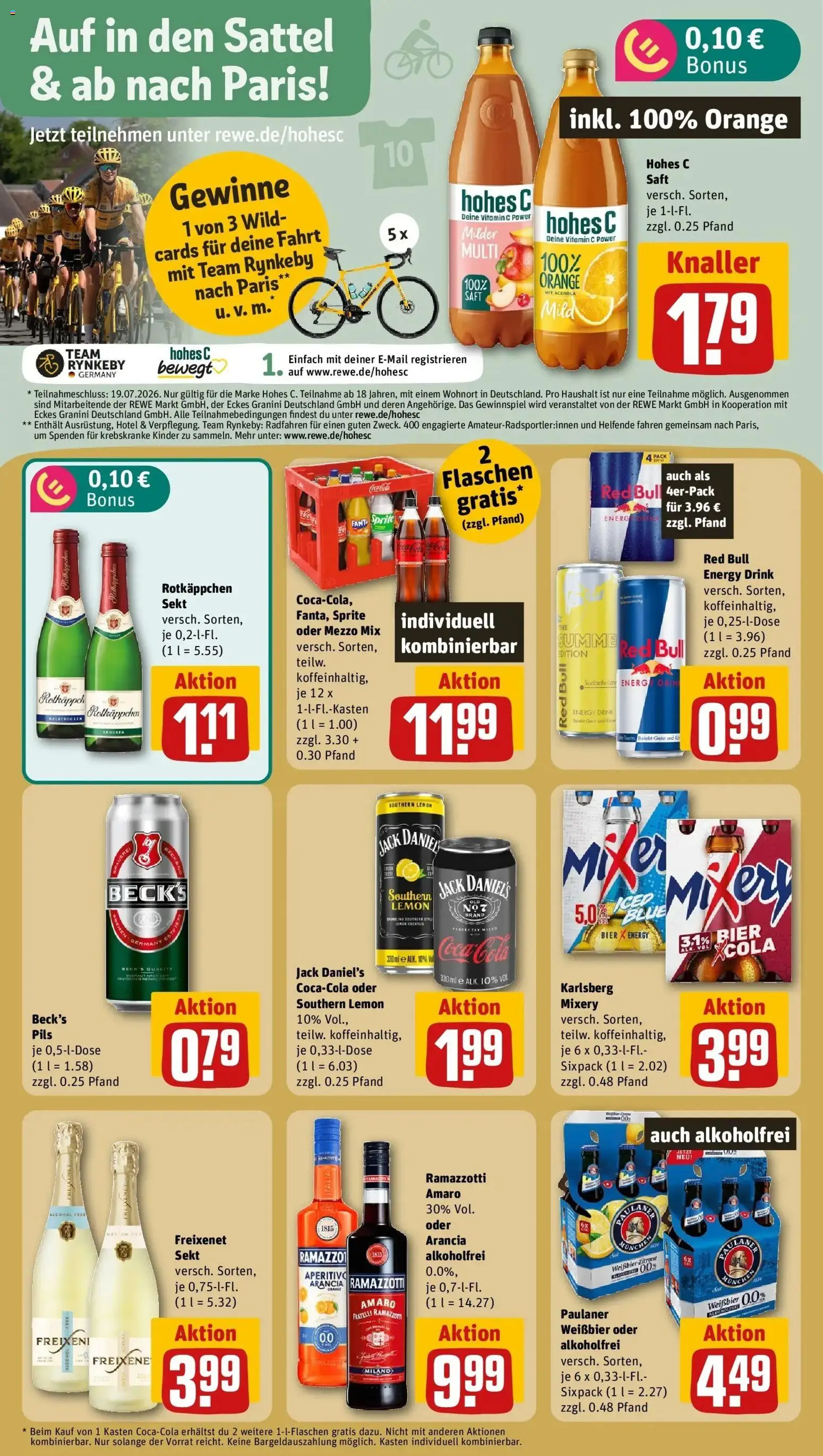 Rewe Prospekt Brunnthal – gültig ab 13.07.2026 | Seite: 13 | Produkte: Coca cola, Cola, Freixenet, Pils