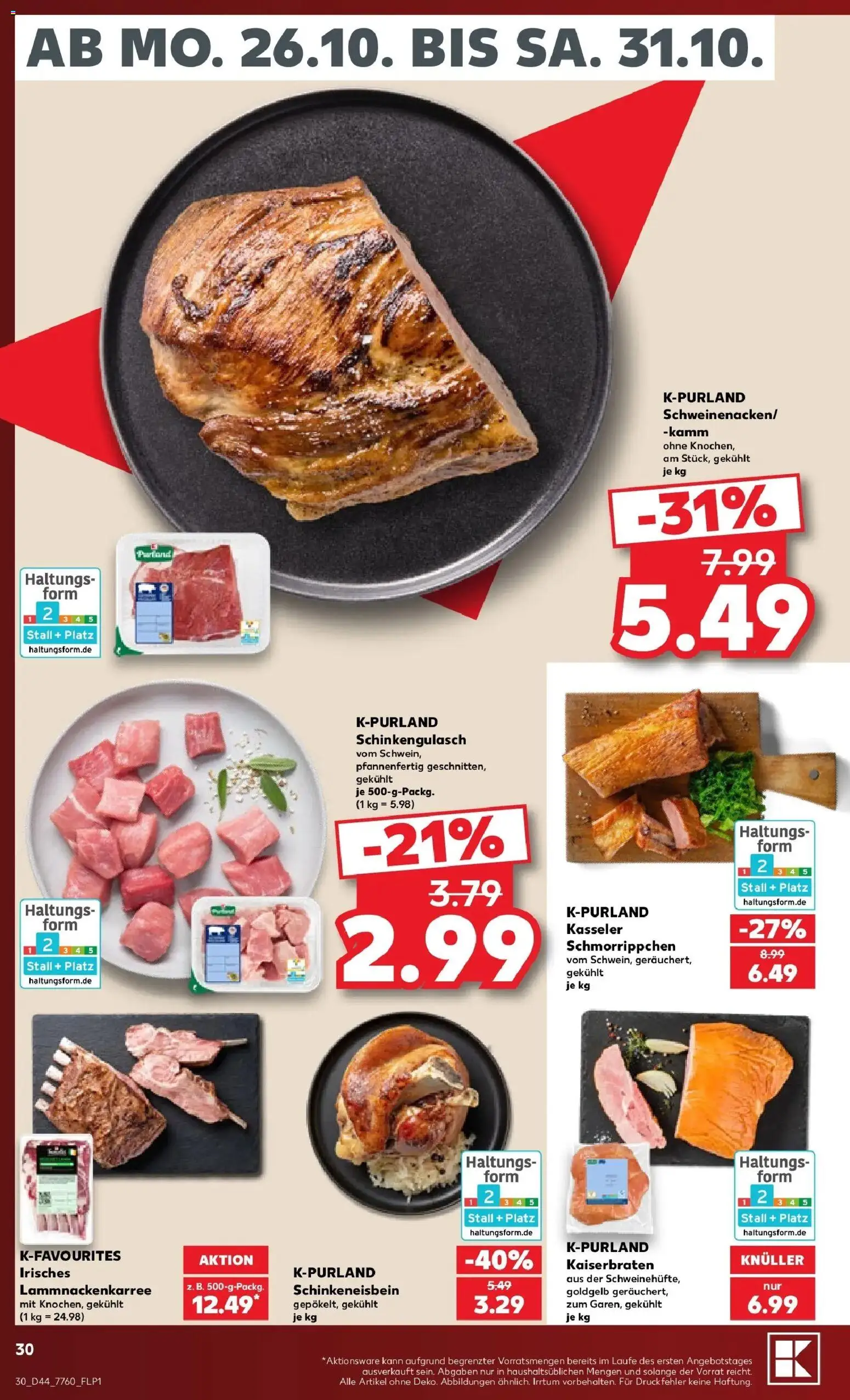 Prospekt Kaufland ab 26.10.2026 » Angebote Online zum Blättern | Seite: 34