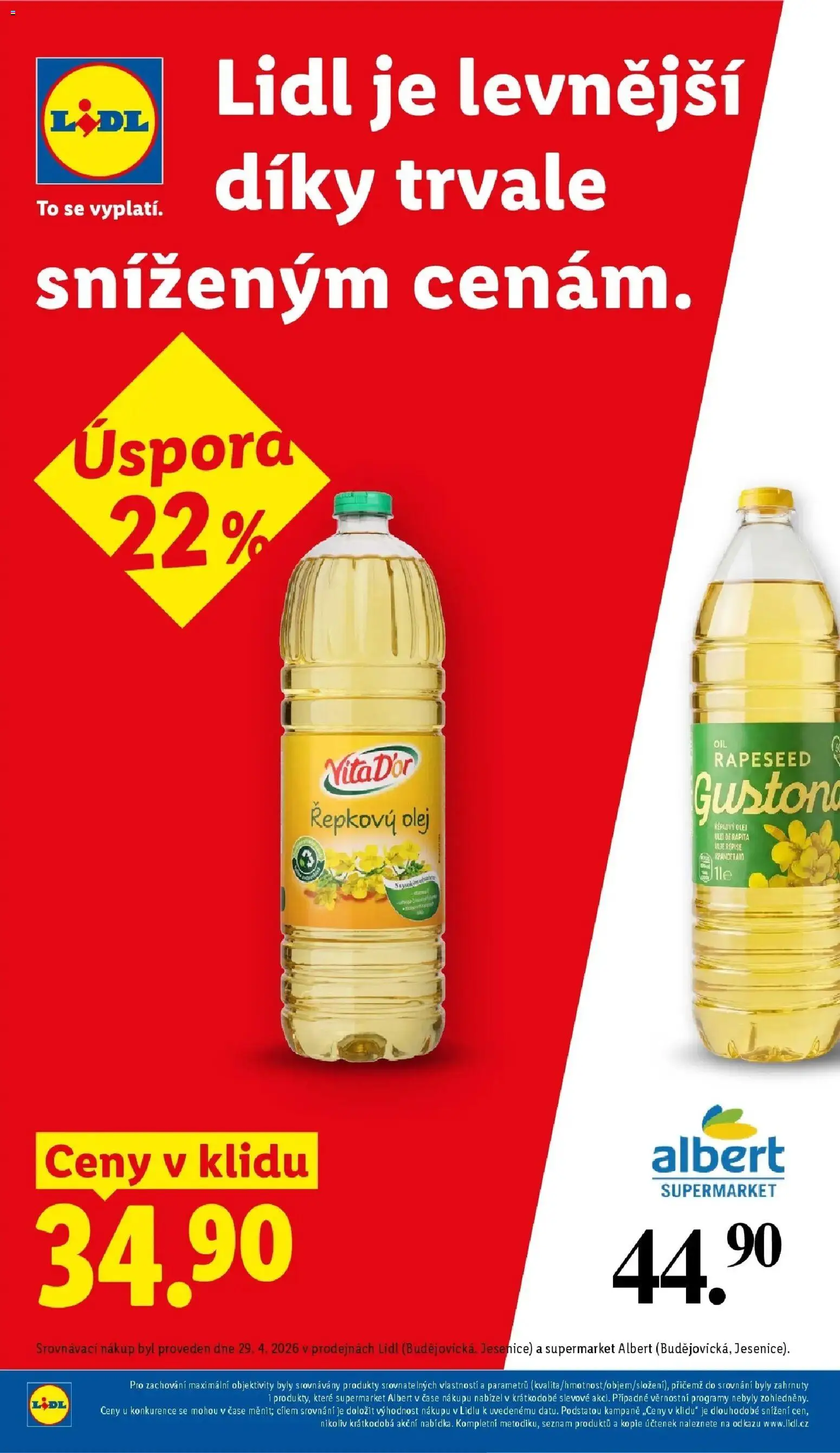 Lidl aktuální leták od 06.05.2026 | Strana: 5 | Produkty: Olej, Řepkový olej