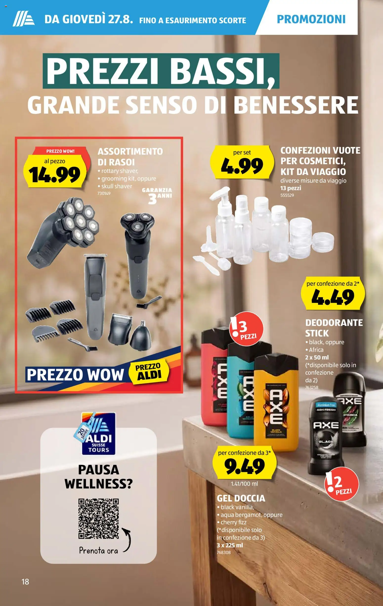 Aldi aktionen IT – gültig ab 27.08.2026 | Seite: 18 | Produkte: Deodorant, Shower Gel