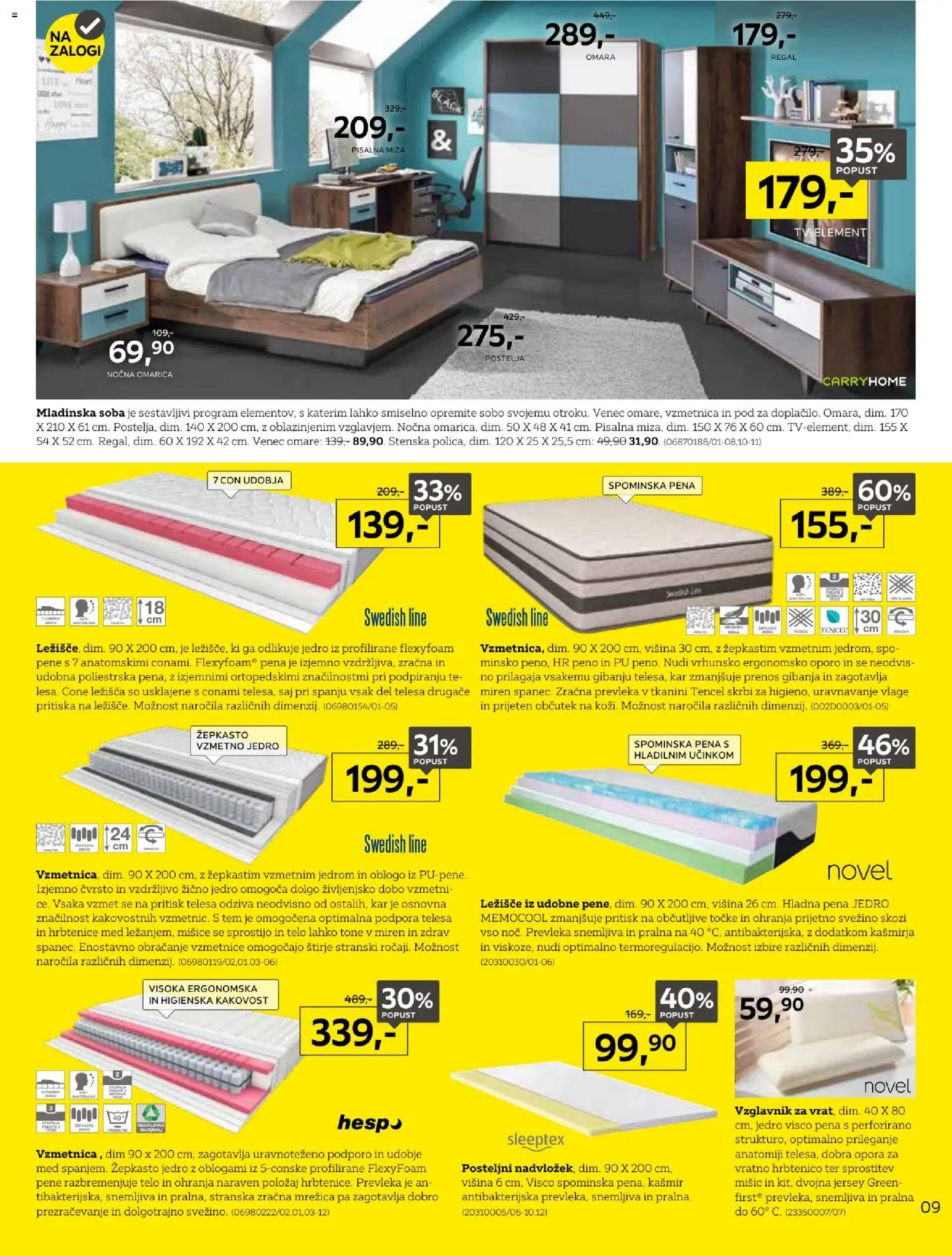 Novi XXXL Lesnina katalog ponudbe – veljaven od 29.06.2026 | Stran: 9