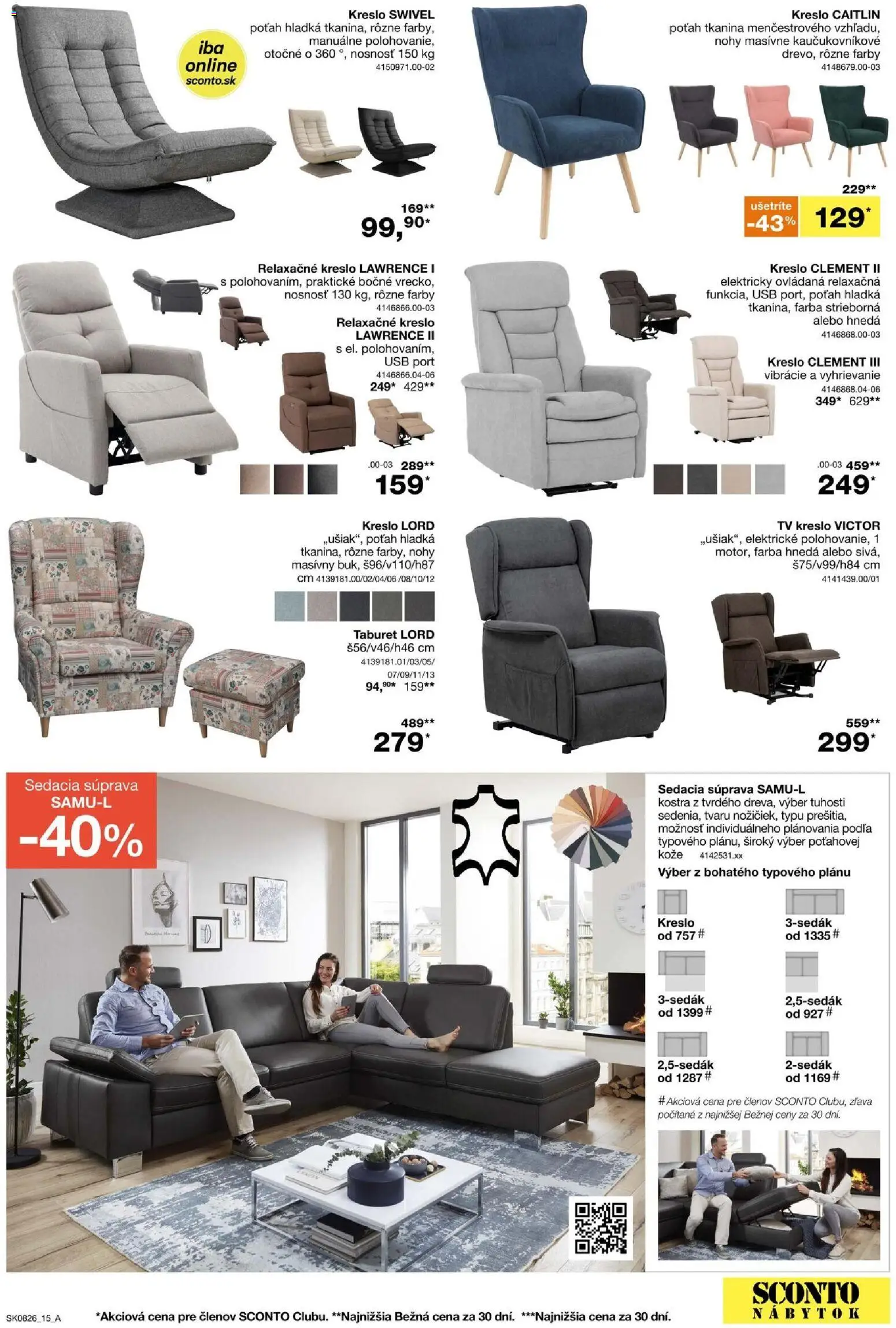 Nové Sconto nábytok akcie – leták je platný od 17.06.2026 | Strana: 15